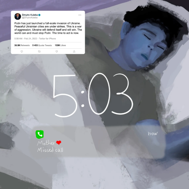 Ukrainian government sells NFTs combining art and tweets to fund army