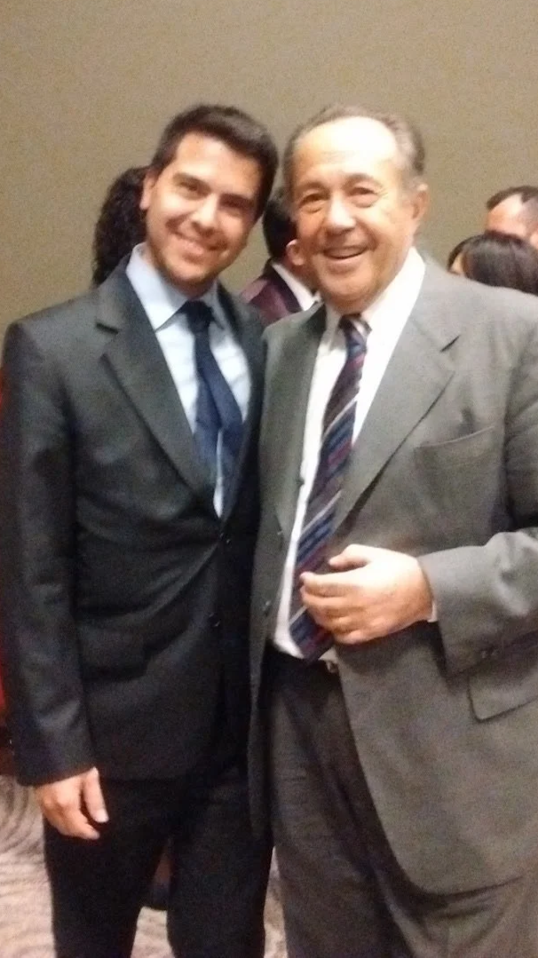 Lucas &amp; Former Argentine President Dr. Adolfo Rodríguez Sáa / Interview at Congress