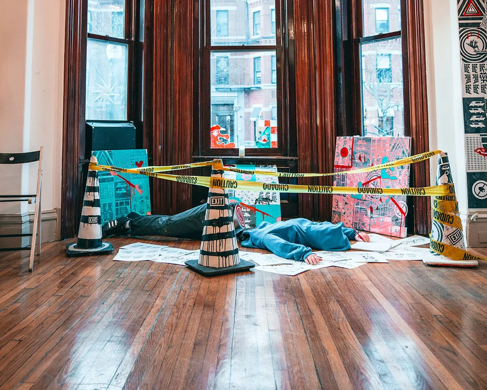 ART INSTALLATION BY SAM FISH — exit galleries