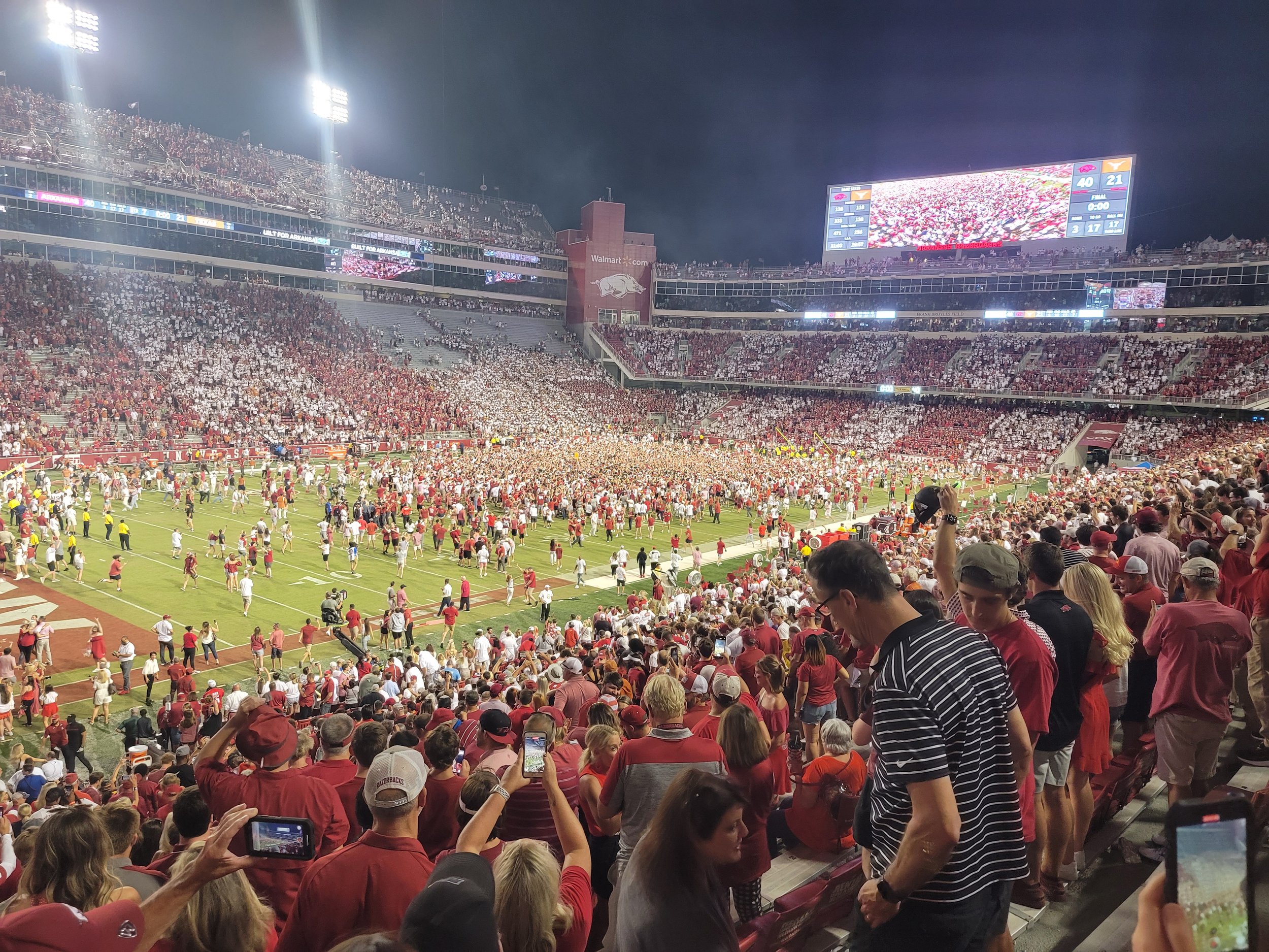 Razorbacks beat the Longhorns