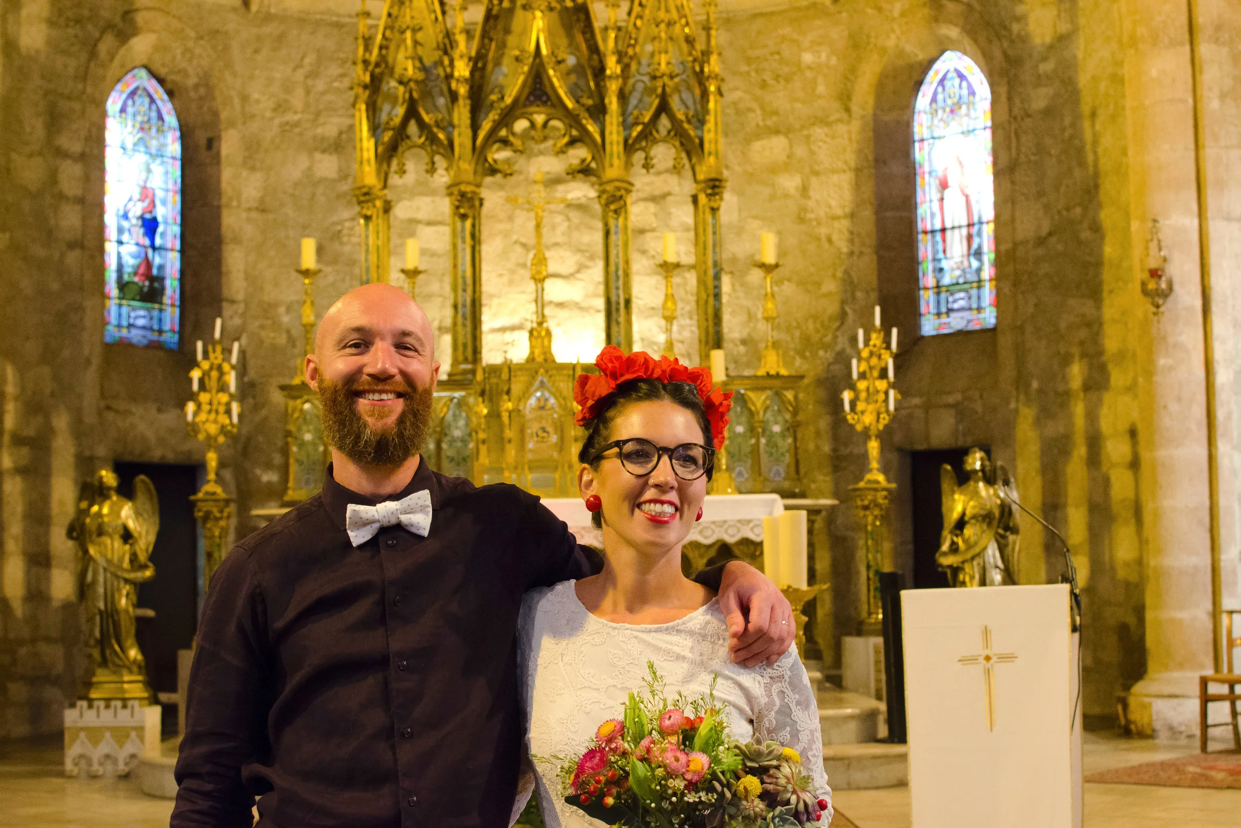 Le mariage à la cool de l'illustratrice Miss Pouette et son amoureux Stéphane