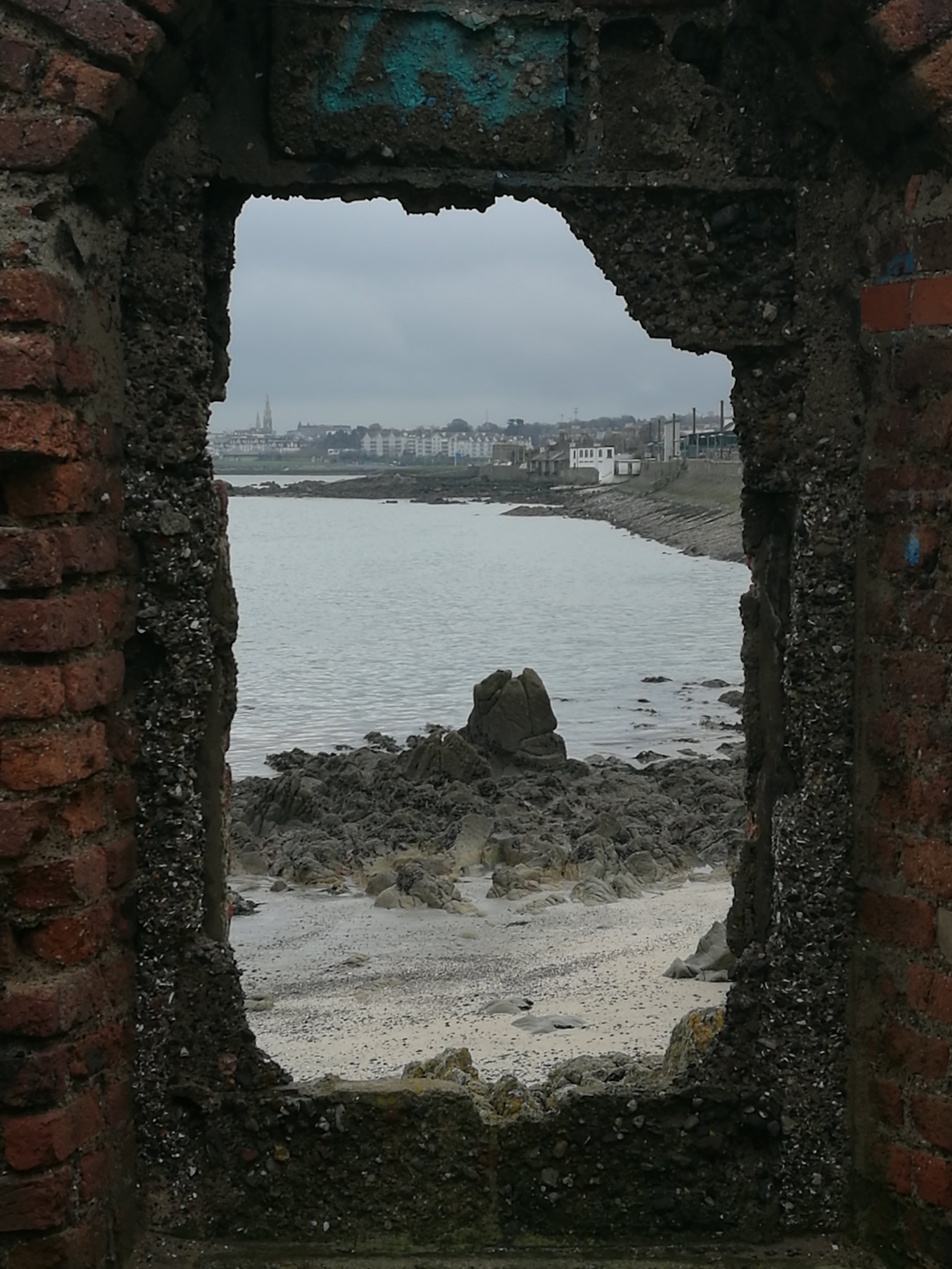 Shot of Dun Laoghaire from the Ruins at Vance's Harbour.jpg