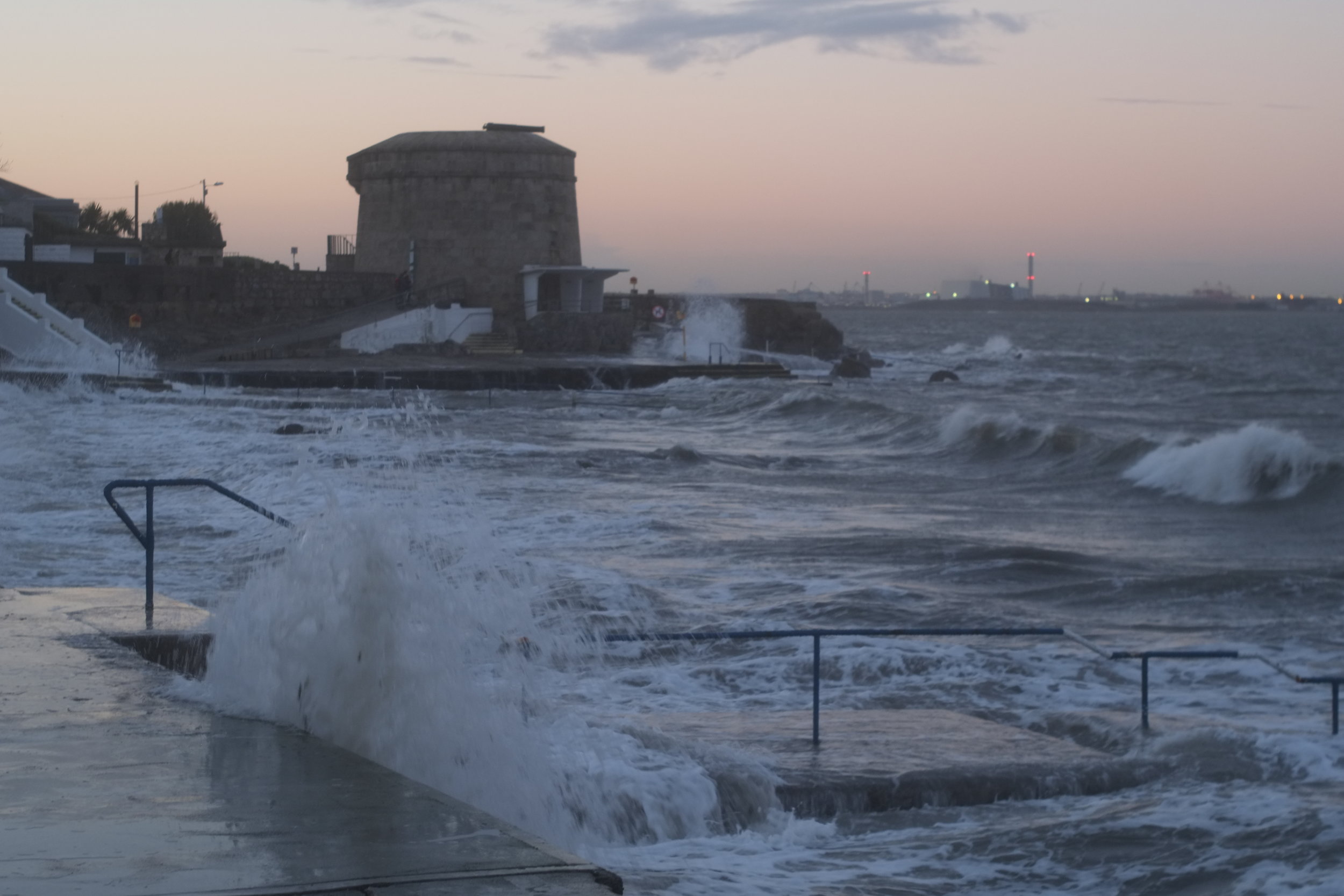 Evening at Seapoint's Martello Tower.JPG