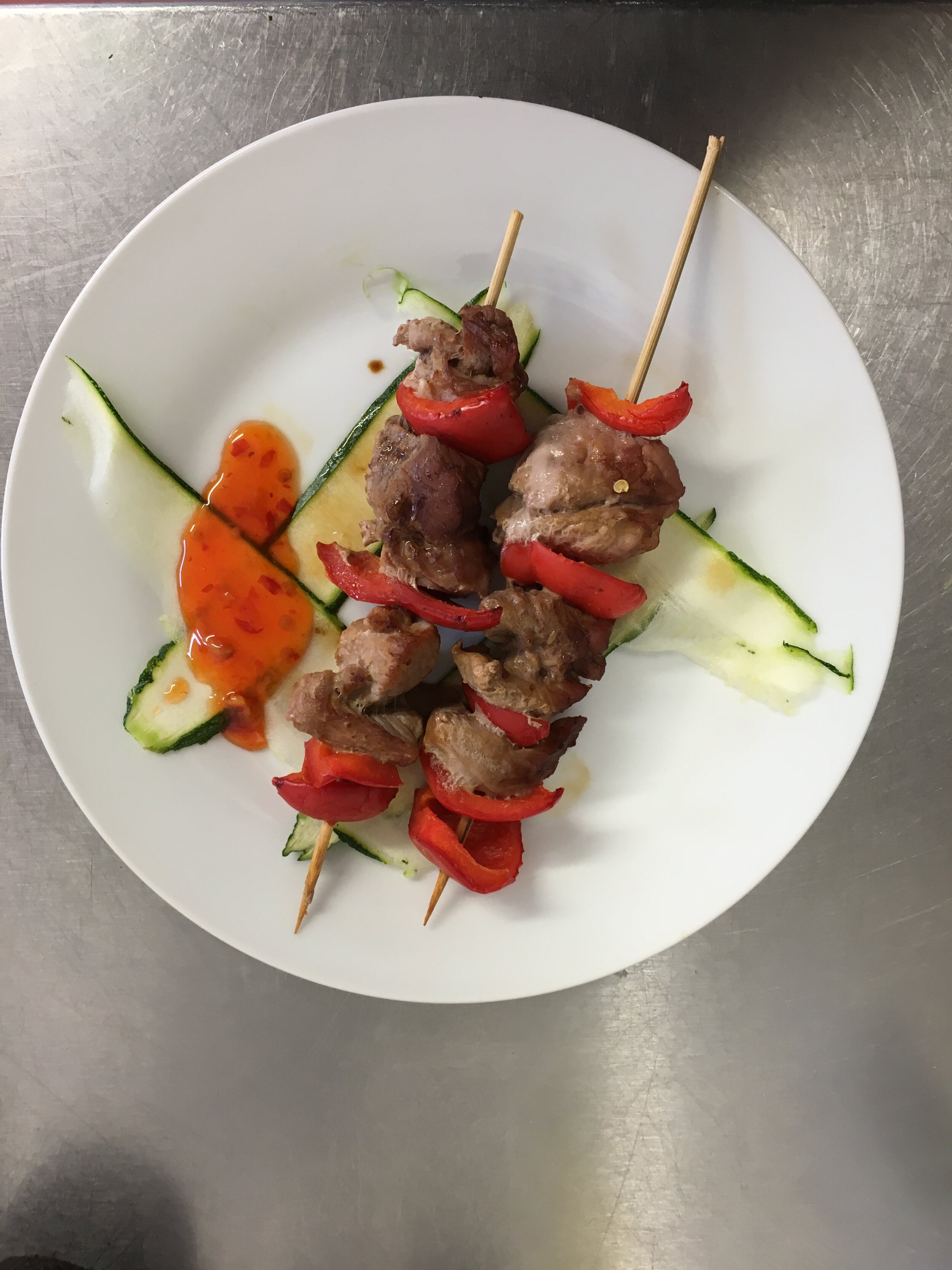 Venison and Lamb Skewer