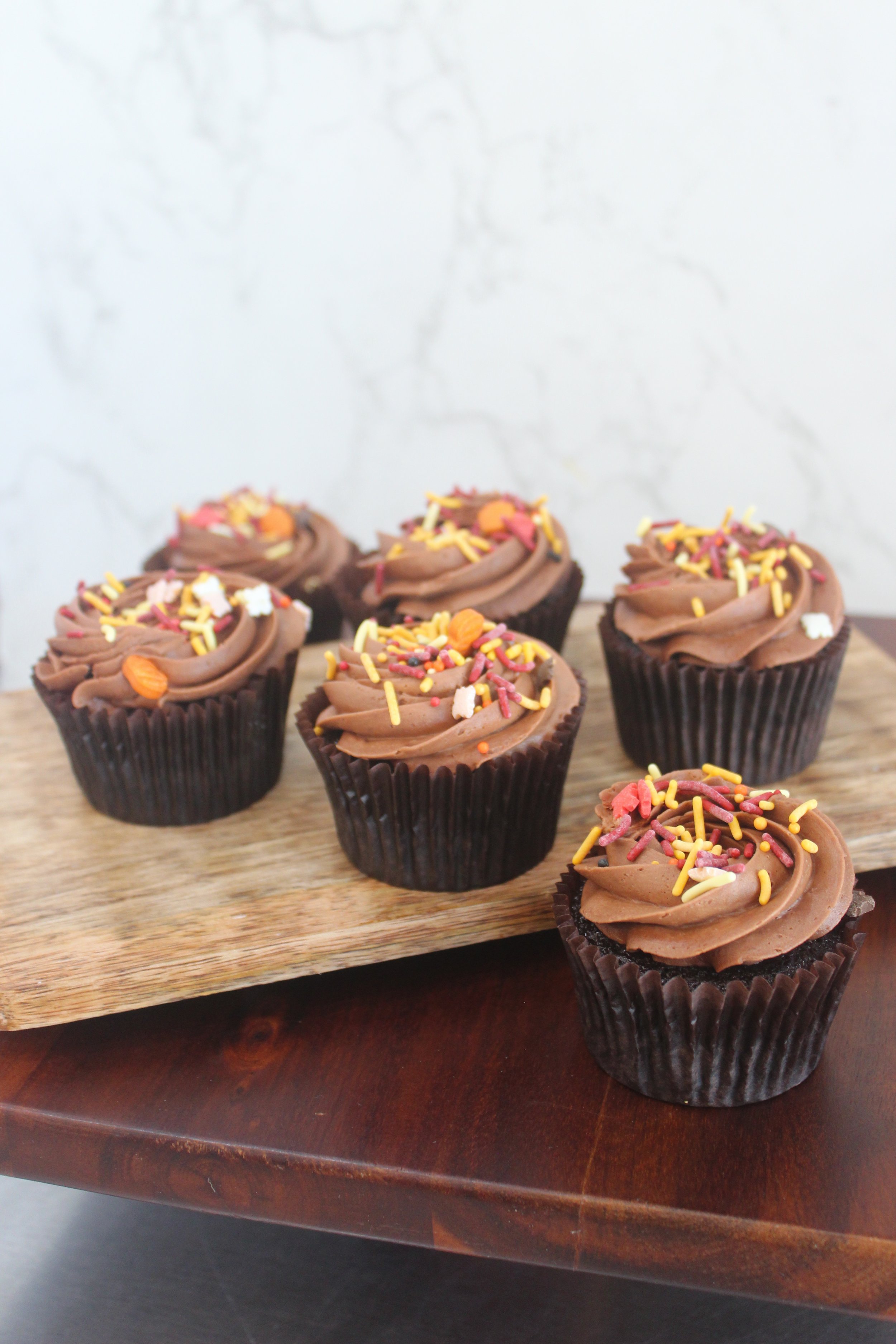 Chocolate Malt Cupcake