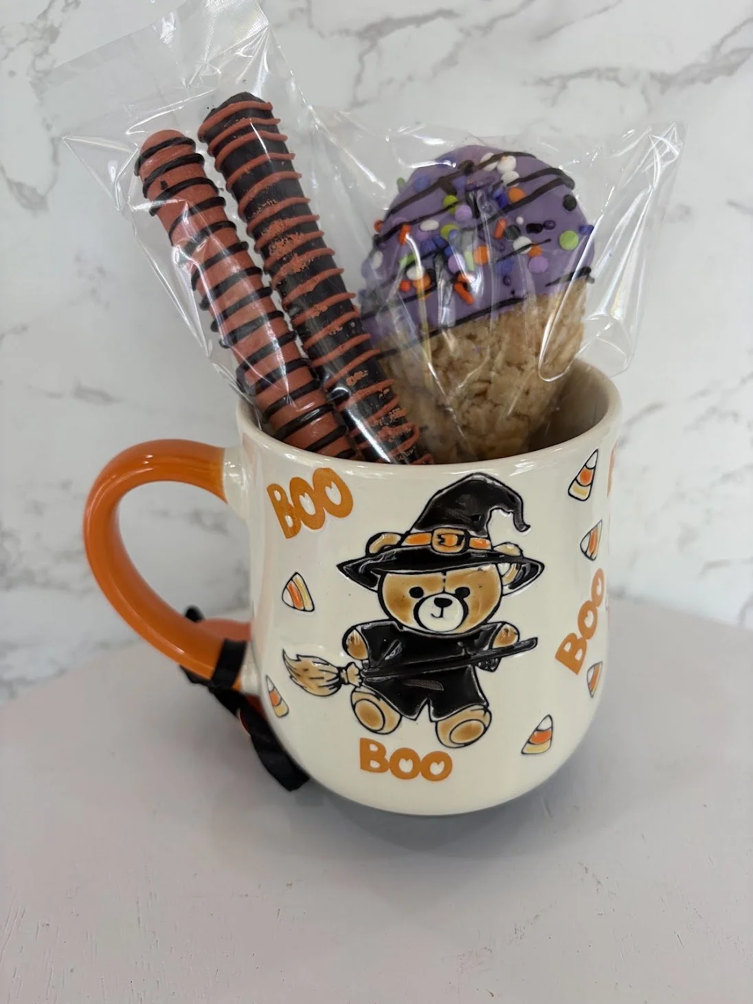 Teddy Bear Mug Boo Basket