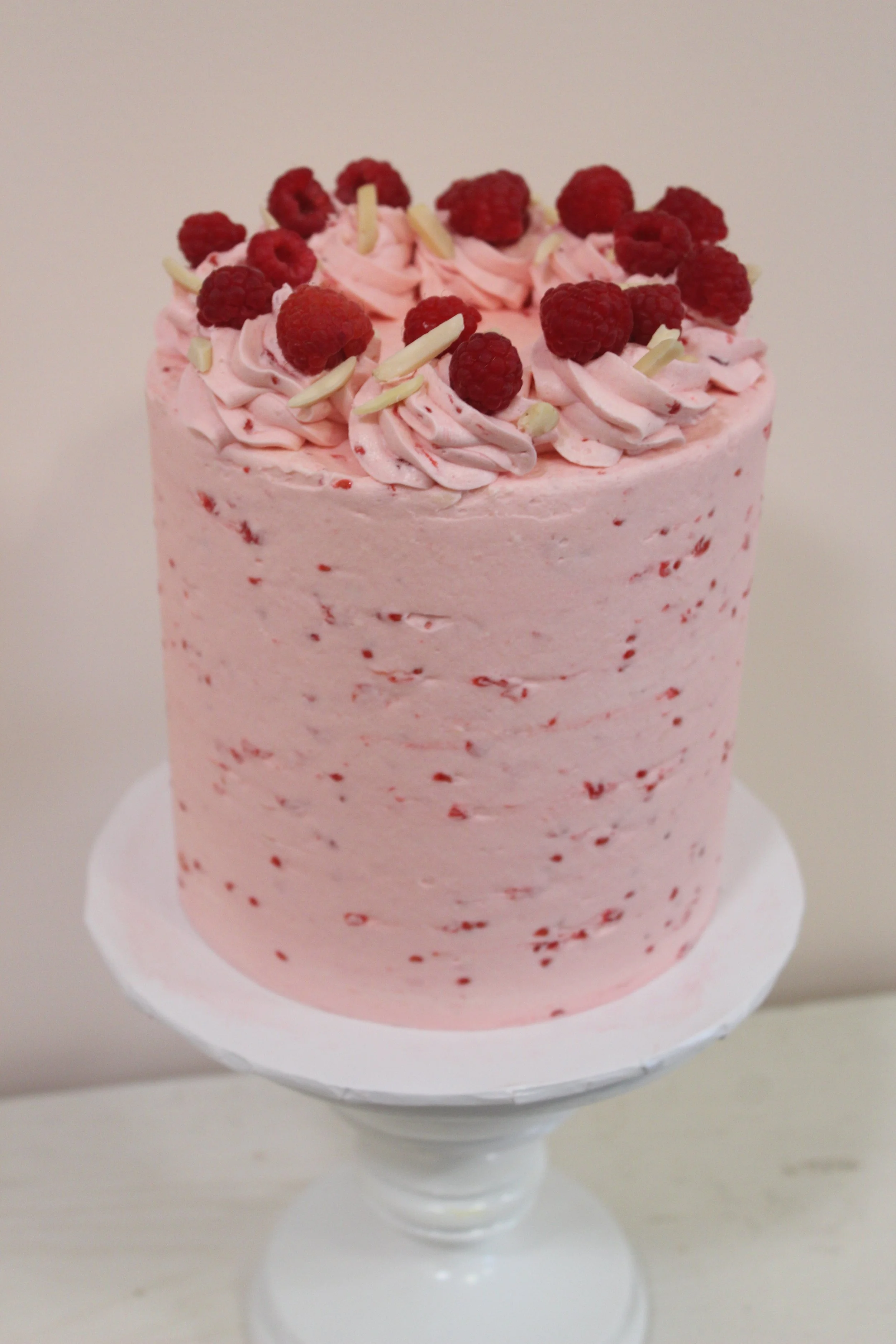 Raspberry Almond Cake