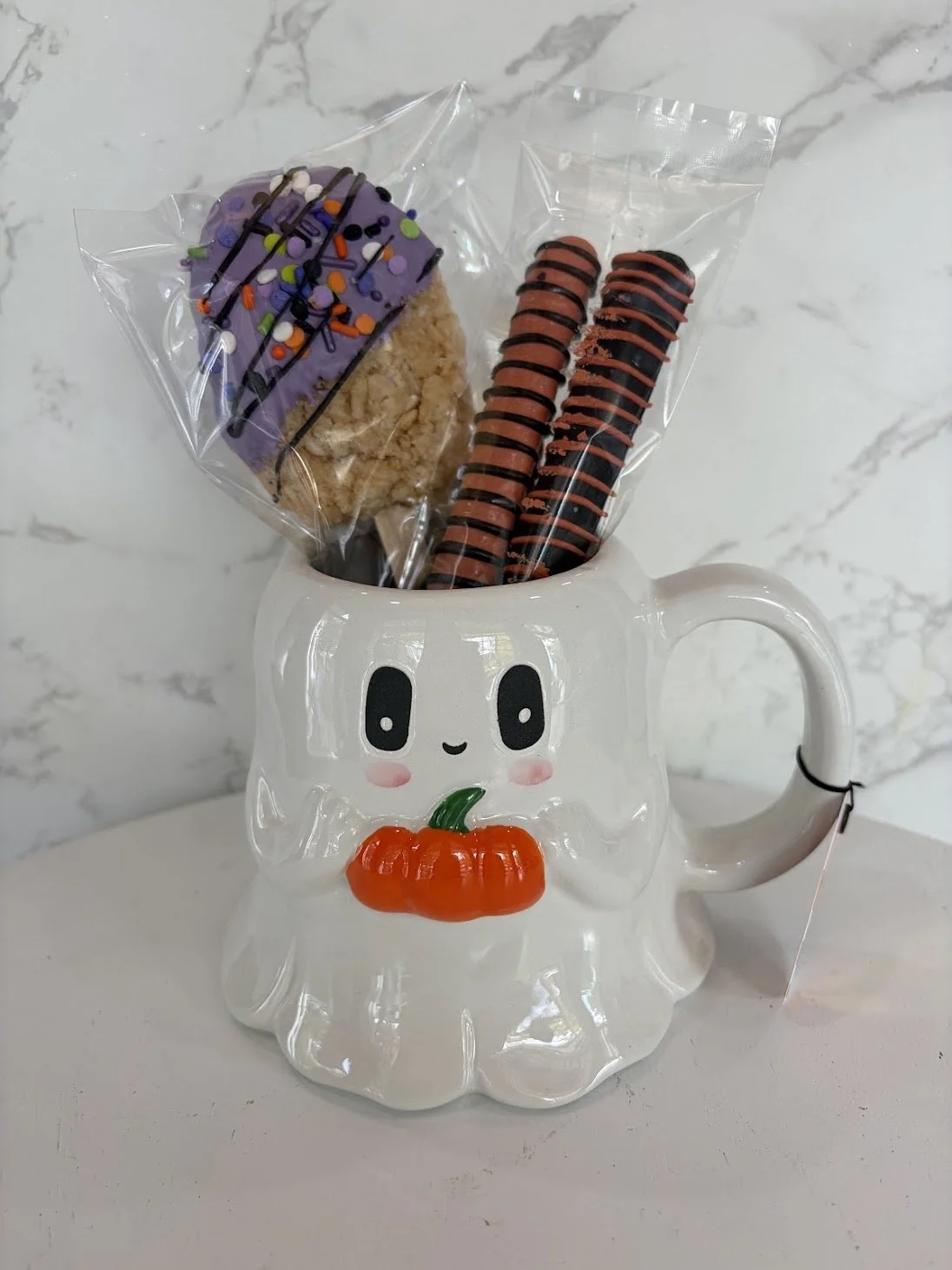 Ghost Mug Boo Basket