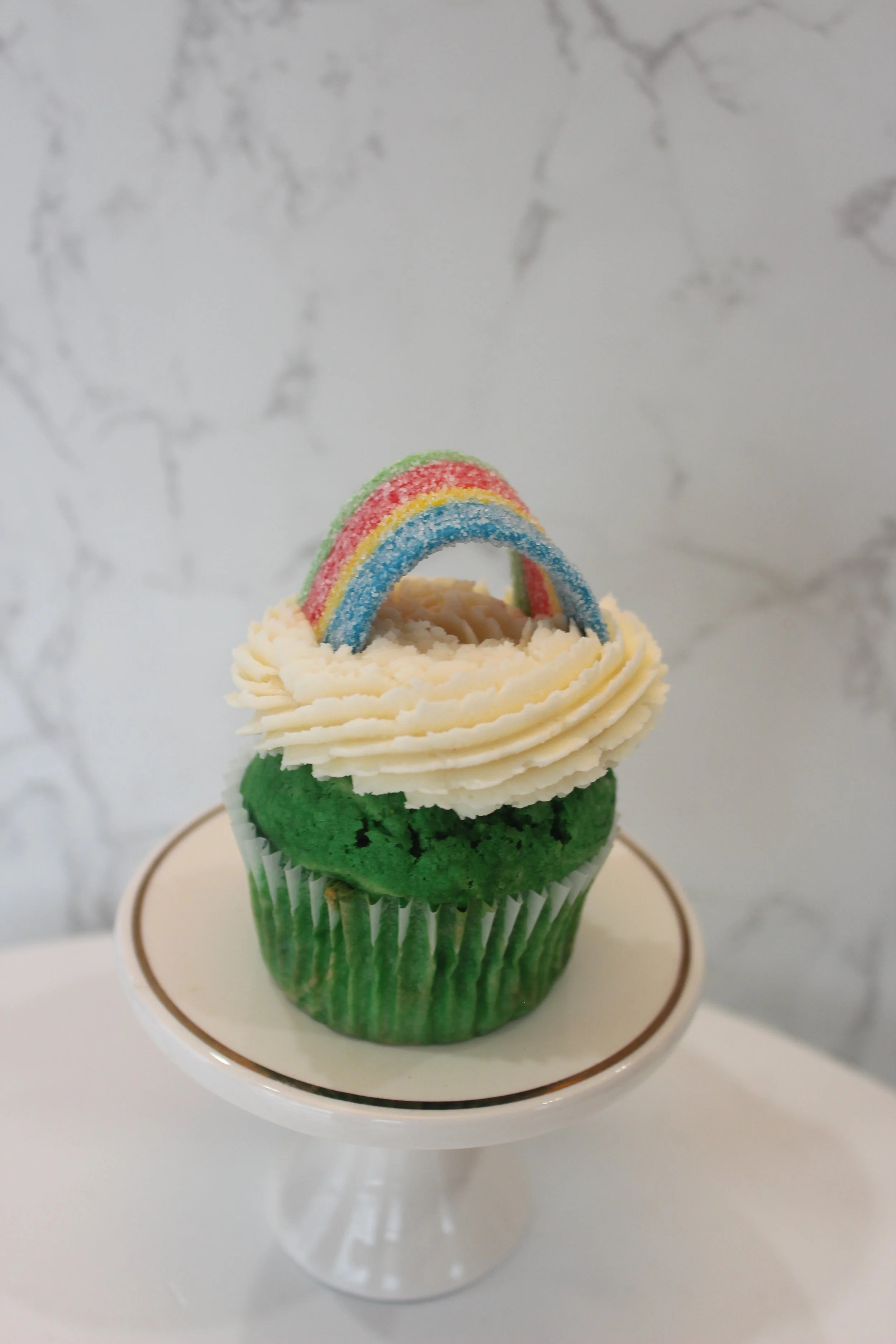 Green Velvet Cupcake
