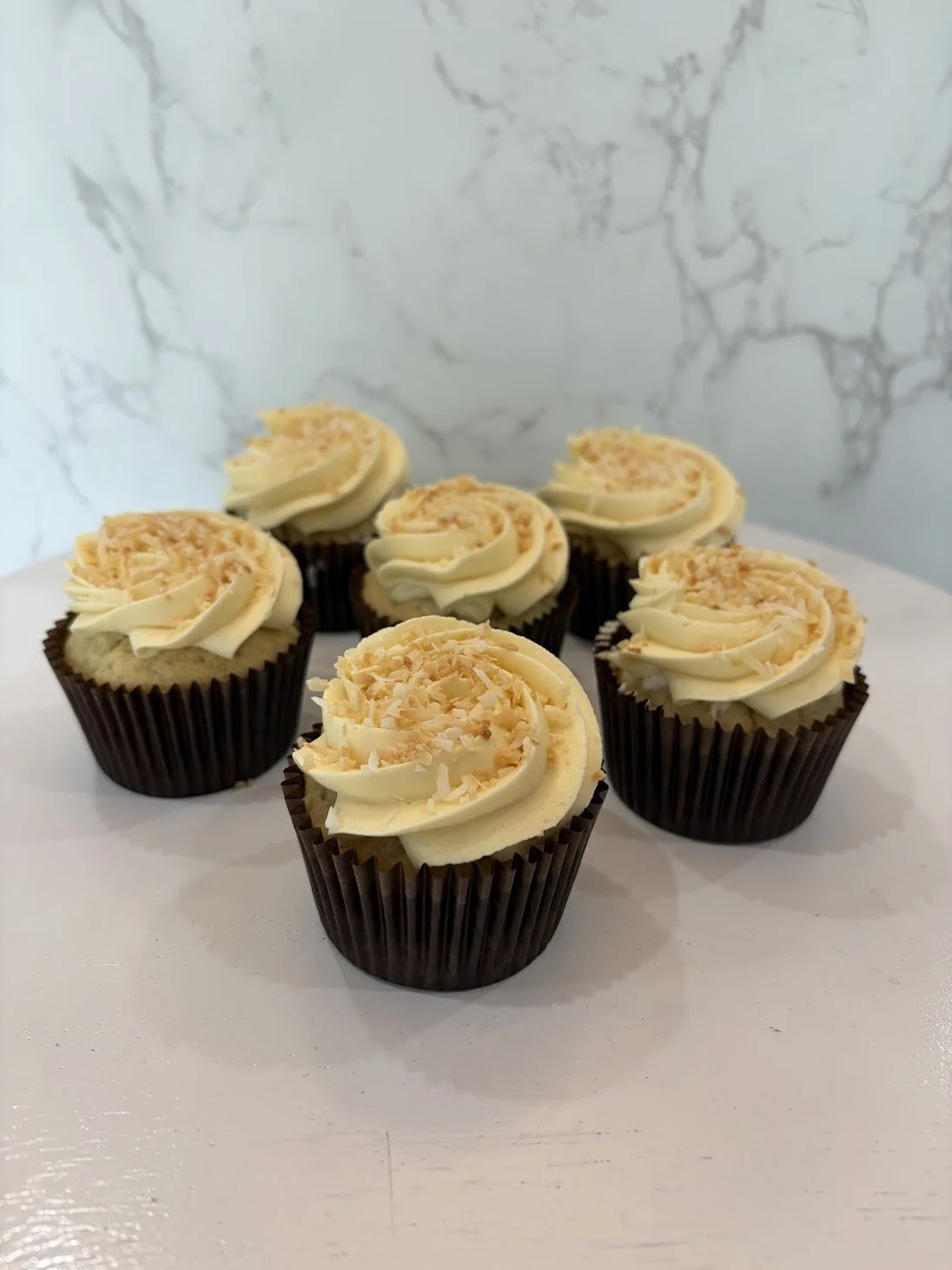 Mango Coconut Cupcake