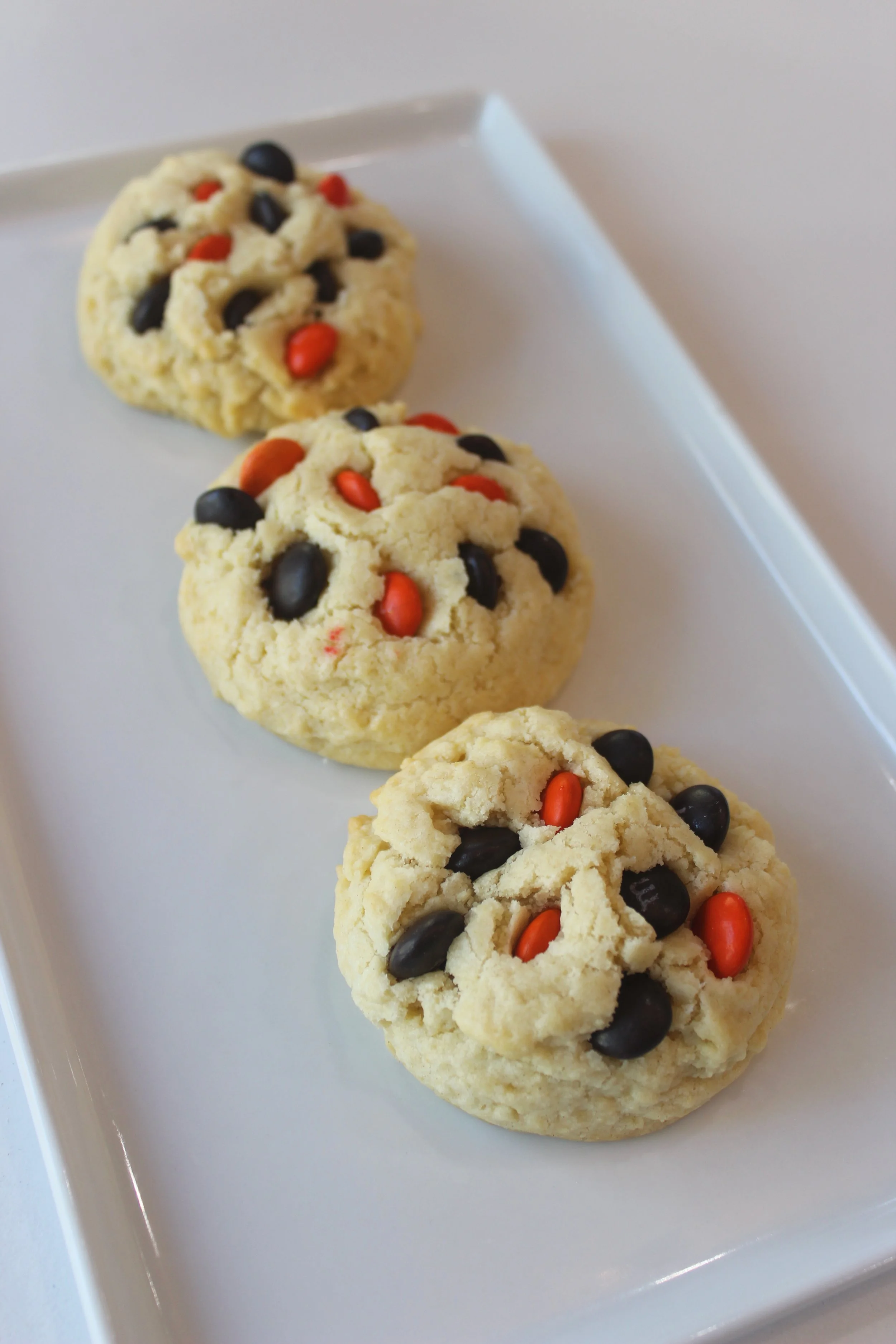 Halloween M&M Cookies