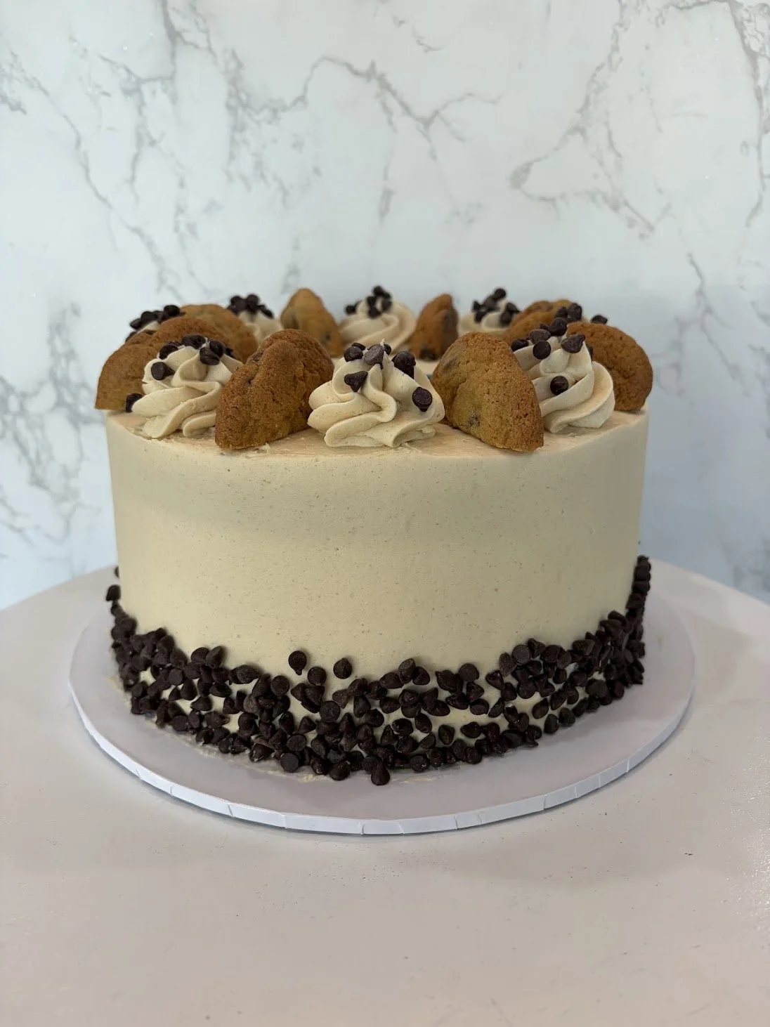 Chocolate Chip Cookie Dough Cake