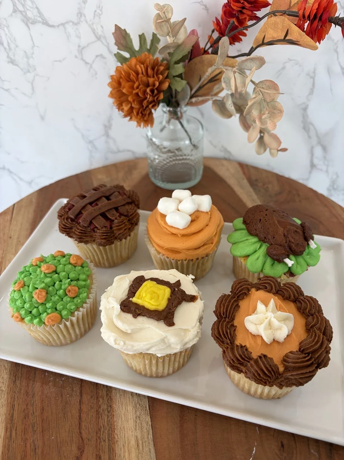 Thanksgiving Dinner Cupcake Set