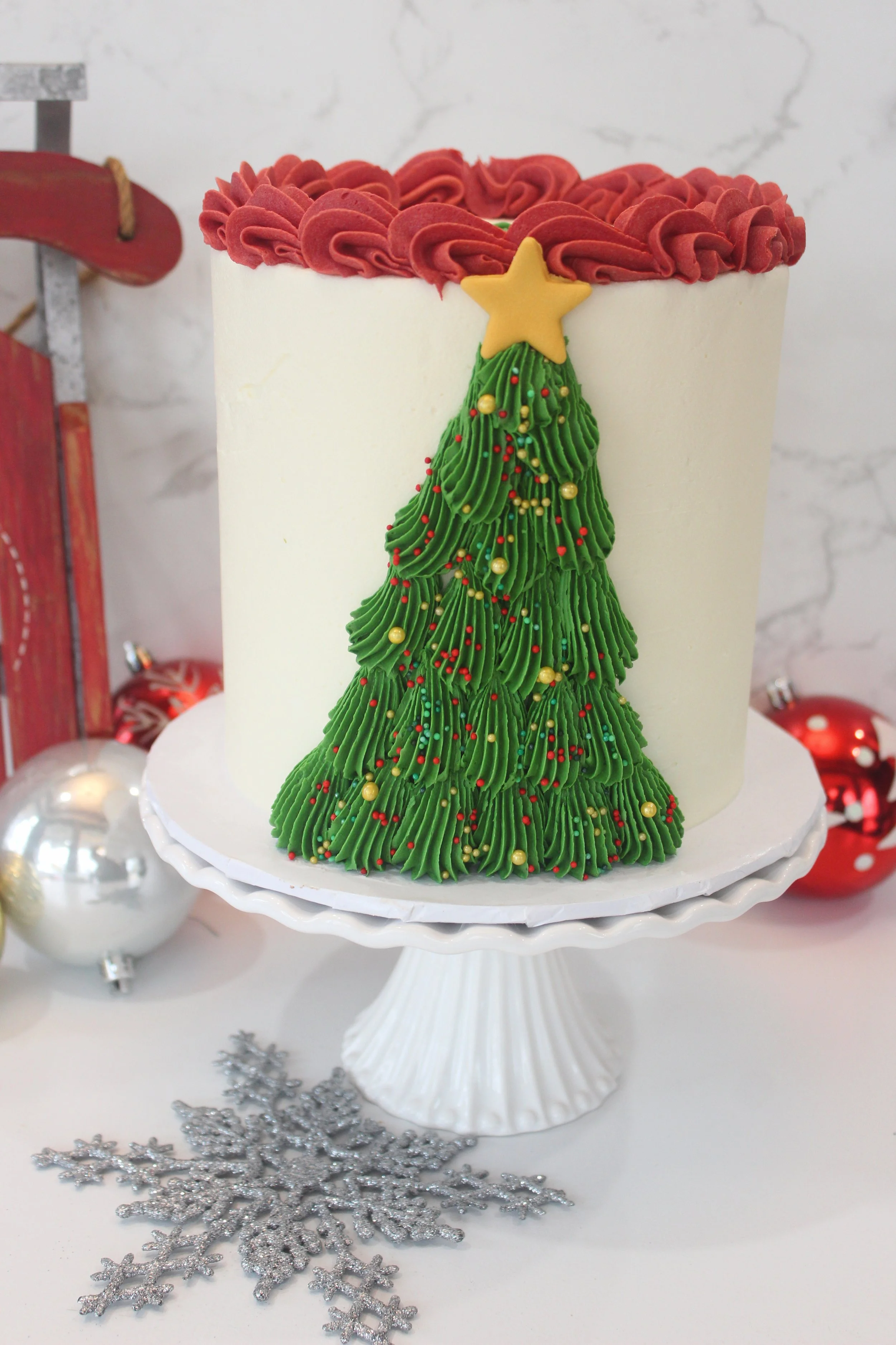 Christmas Tree Cake