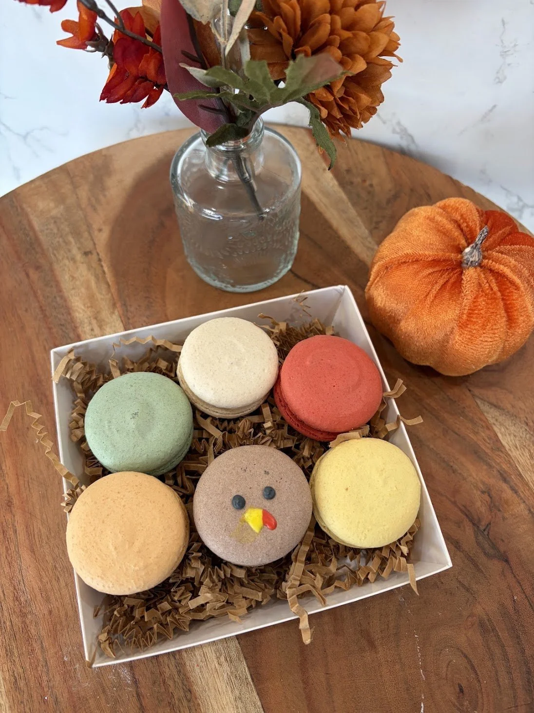 Thanksgiving Turkey Macaron Set (GF)