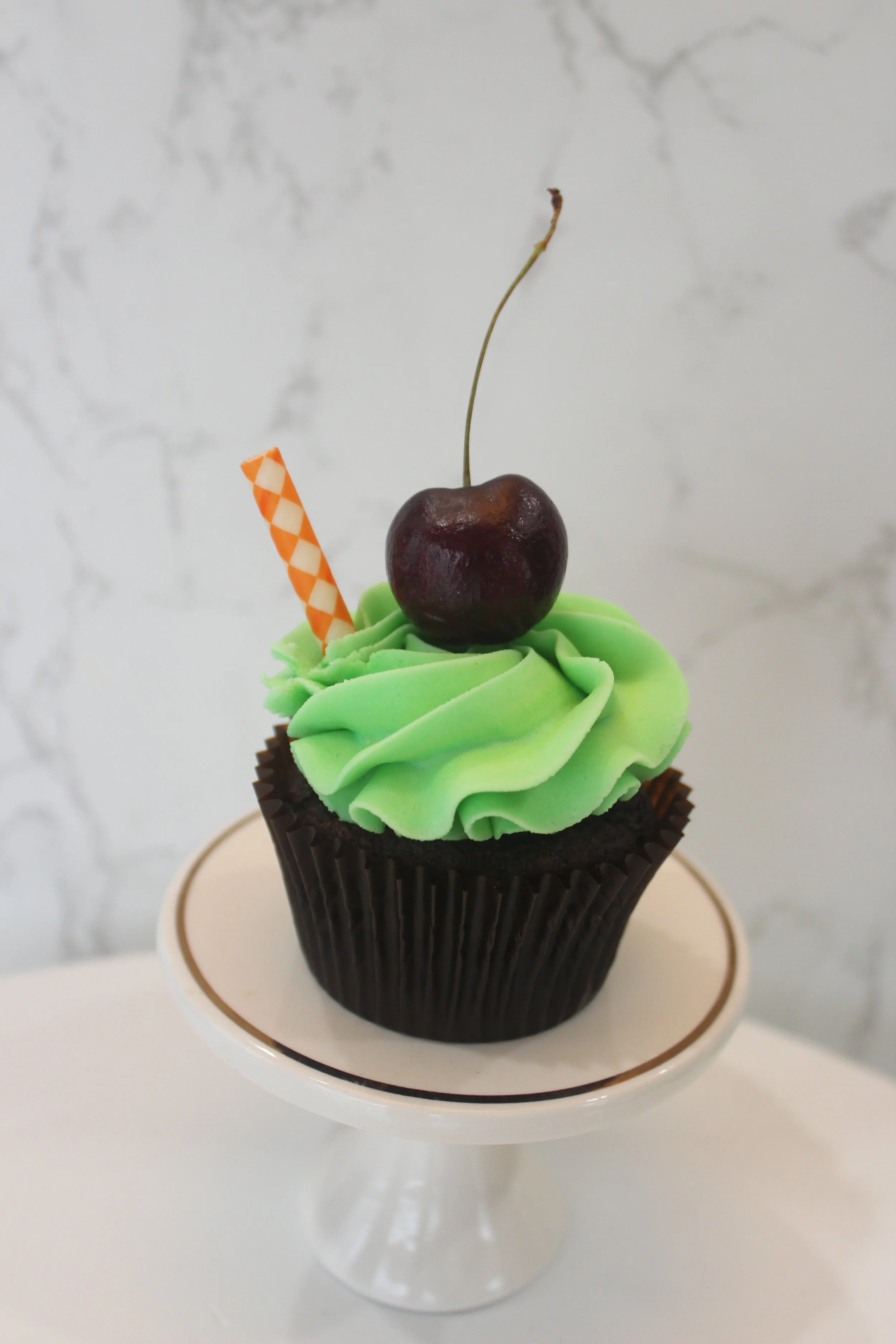 Shamrock Shake Cupcake