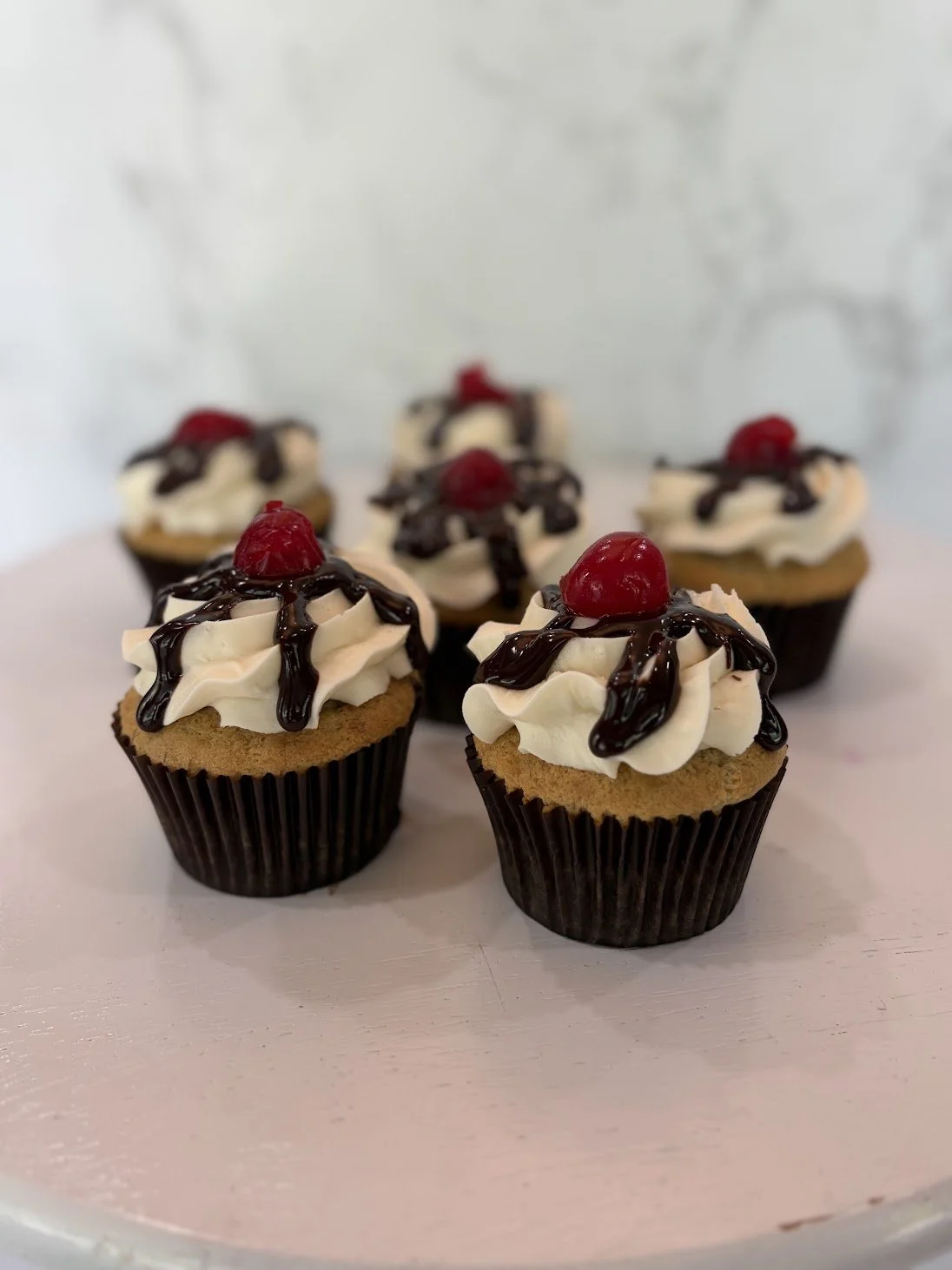 Banana Split Cupcake