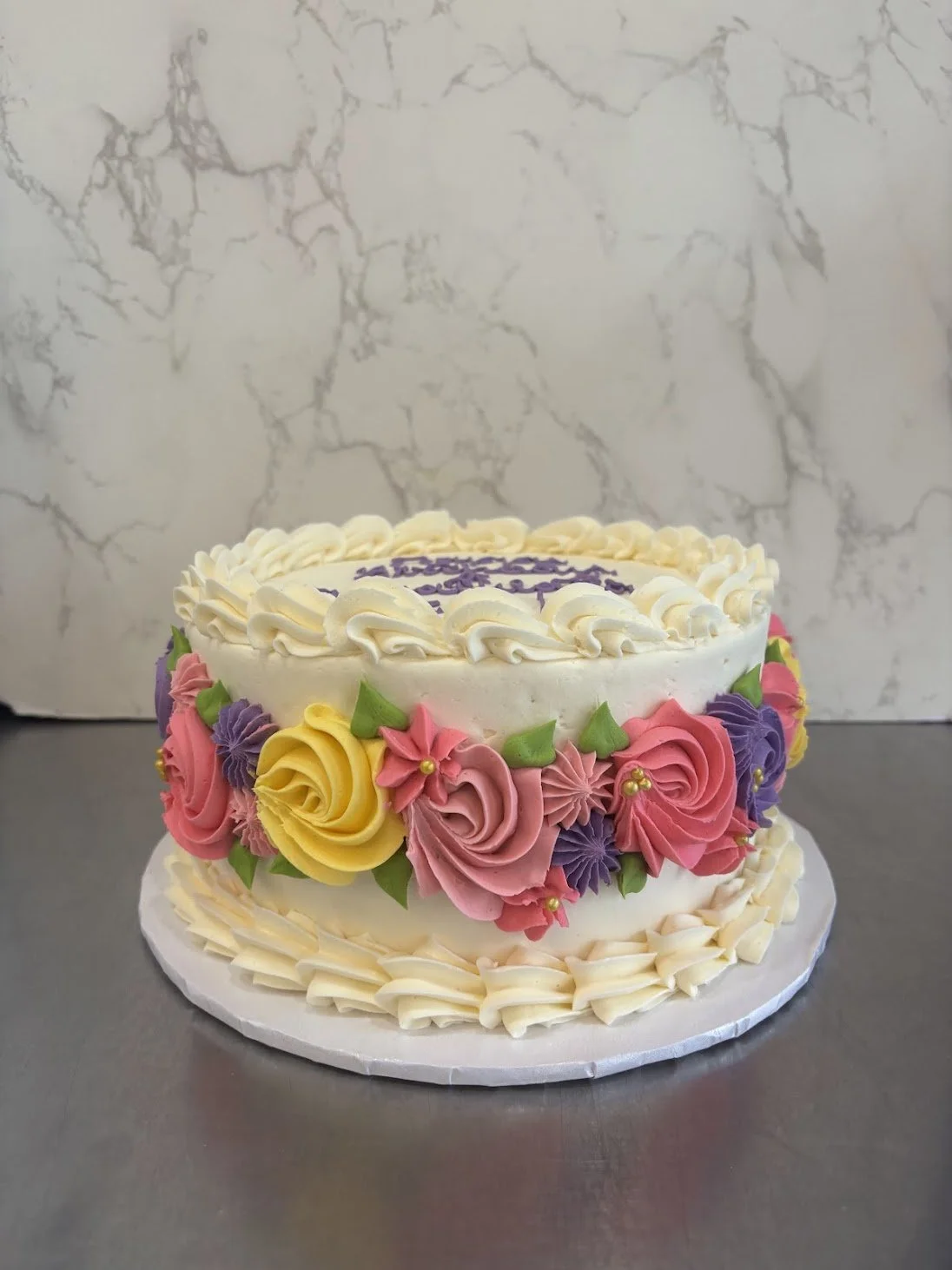Floral Wreath Cake