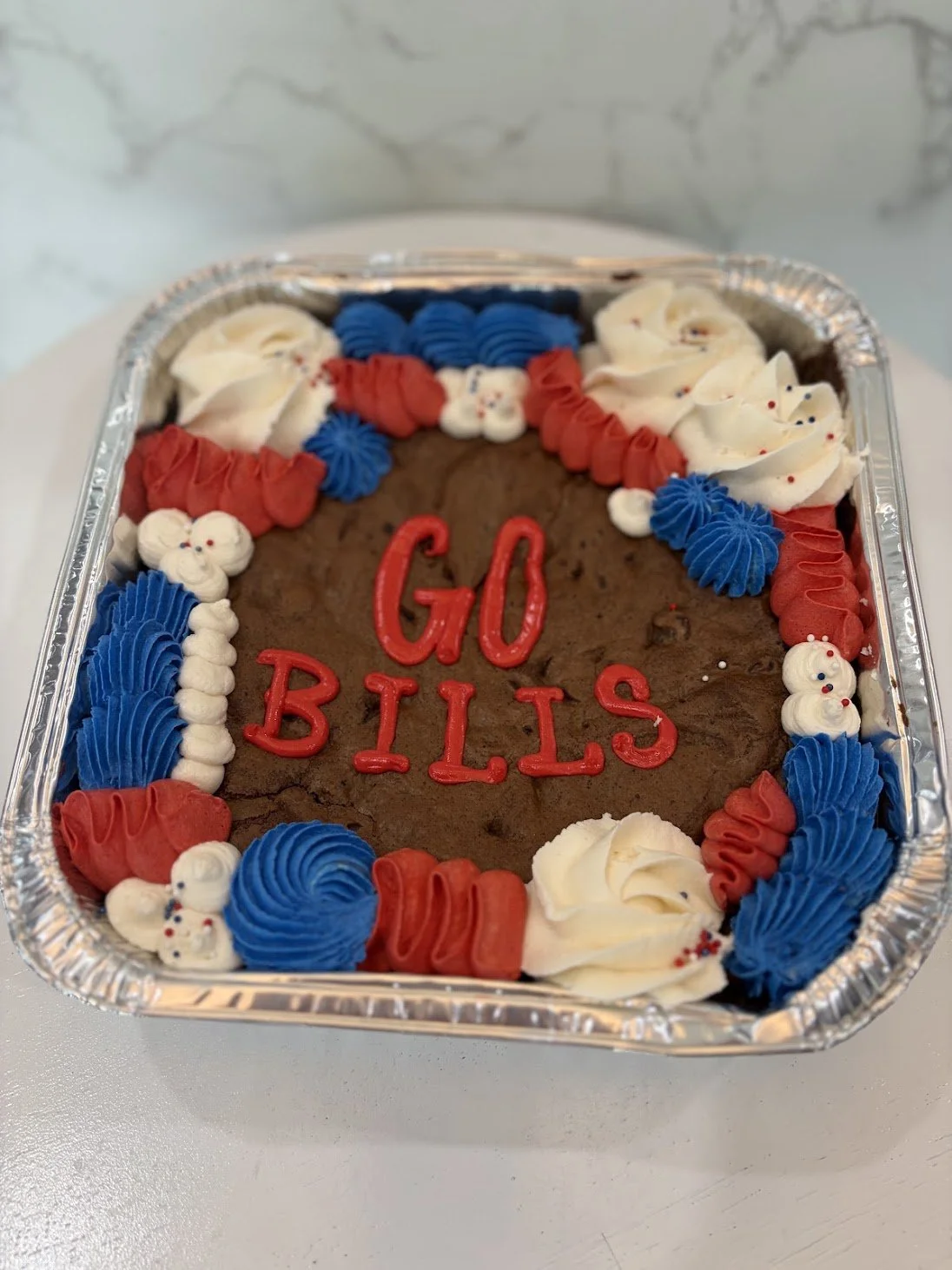 8x8 Bills Cookie or Brownie Cake