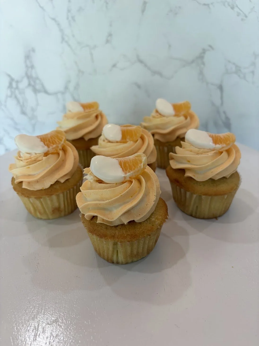 Orange Creamsicle Cupcake