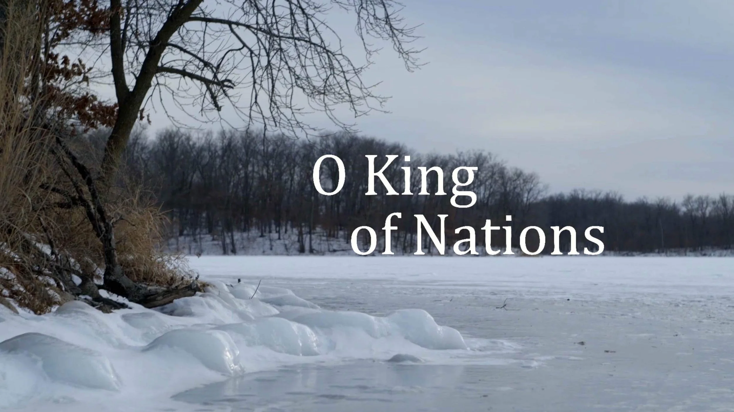O Antiphons: O King of Nations