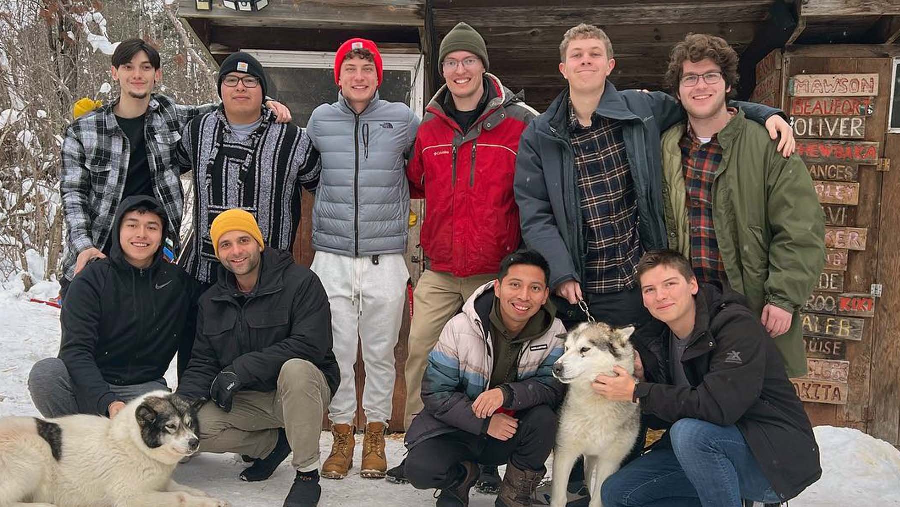 SJU Campus Ministry Dog Sledding Retreat