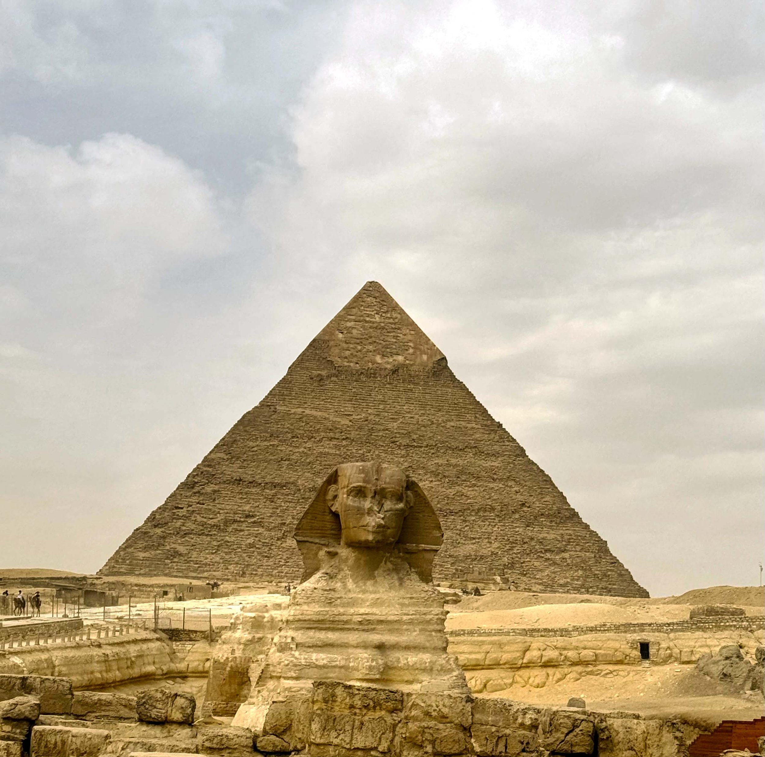 Sphinx and the Great Pyramid of Giza