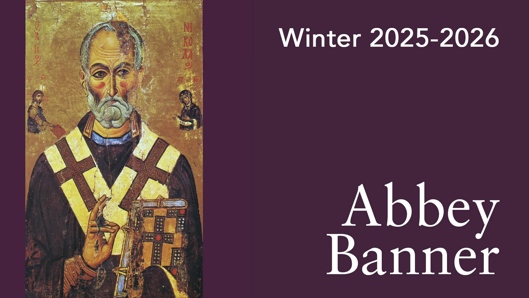 Abbey Banner - Winter 2025-2026