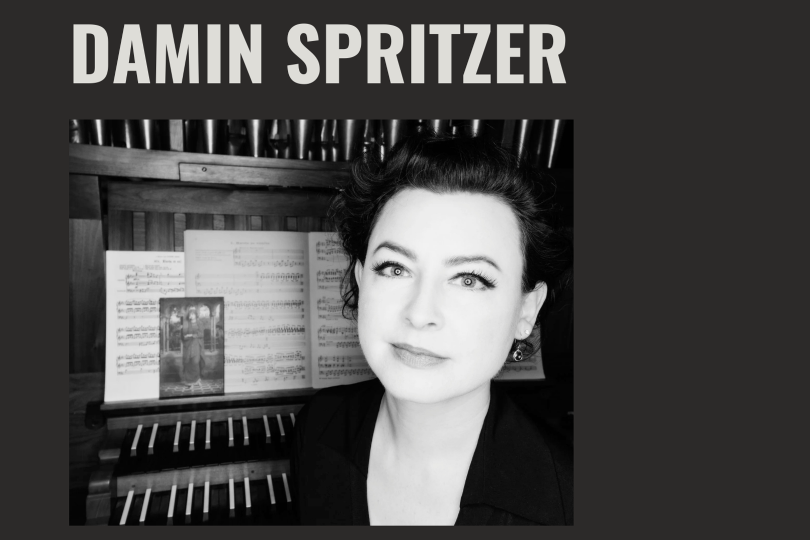 Organist Damin Spritzer in Concert