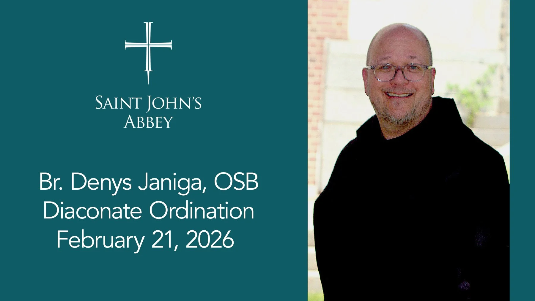 Br. Denys Janiga, OSB, Diaconate Ordination