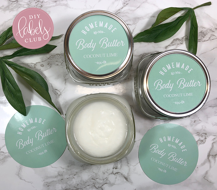 Coconut + Lime Body Butter — DIY Labels Club