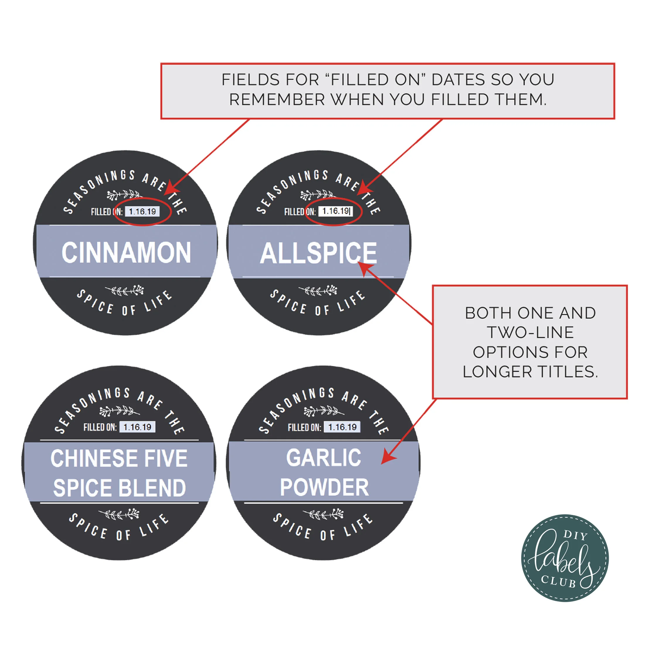 Spice Rack Makeover - Editable & Printable Labels for a beautiful spice ...