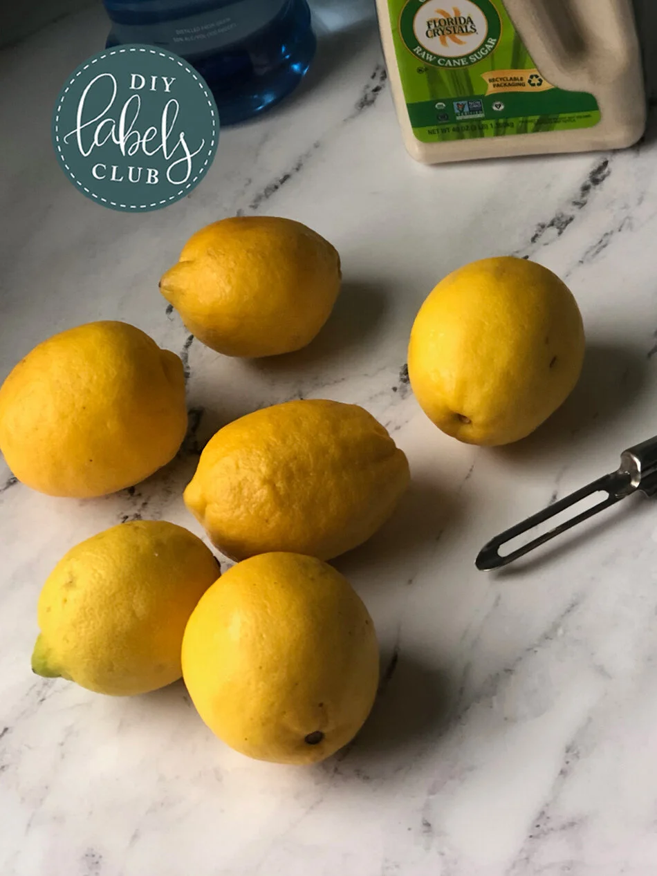 Homemade Limoncello + Limoncello Label Set (Digital Download) — DIY ...