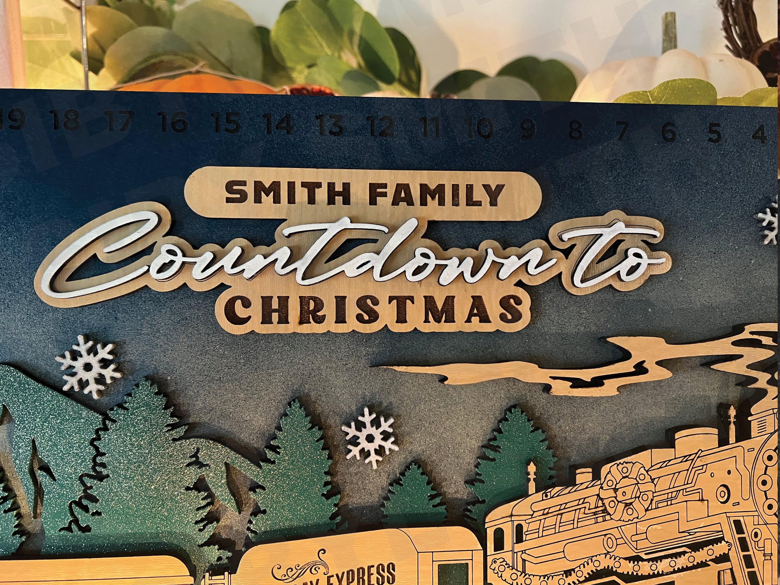 Countdown To Christmas Sign