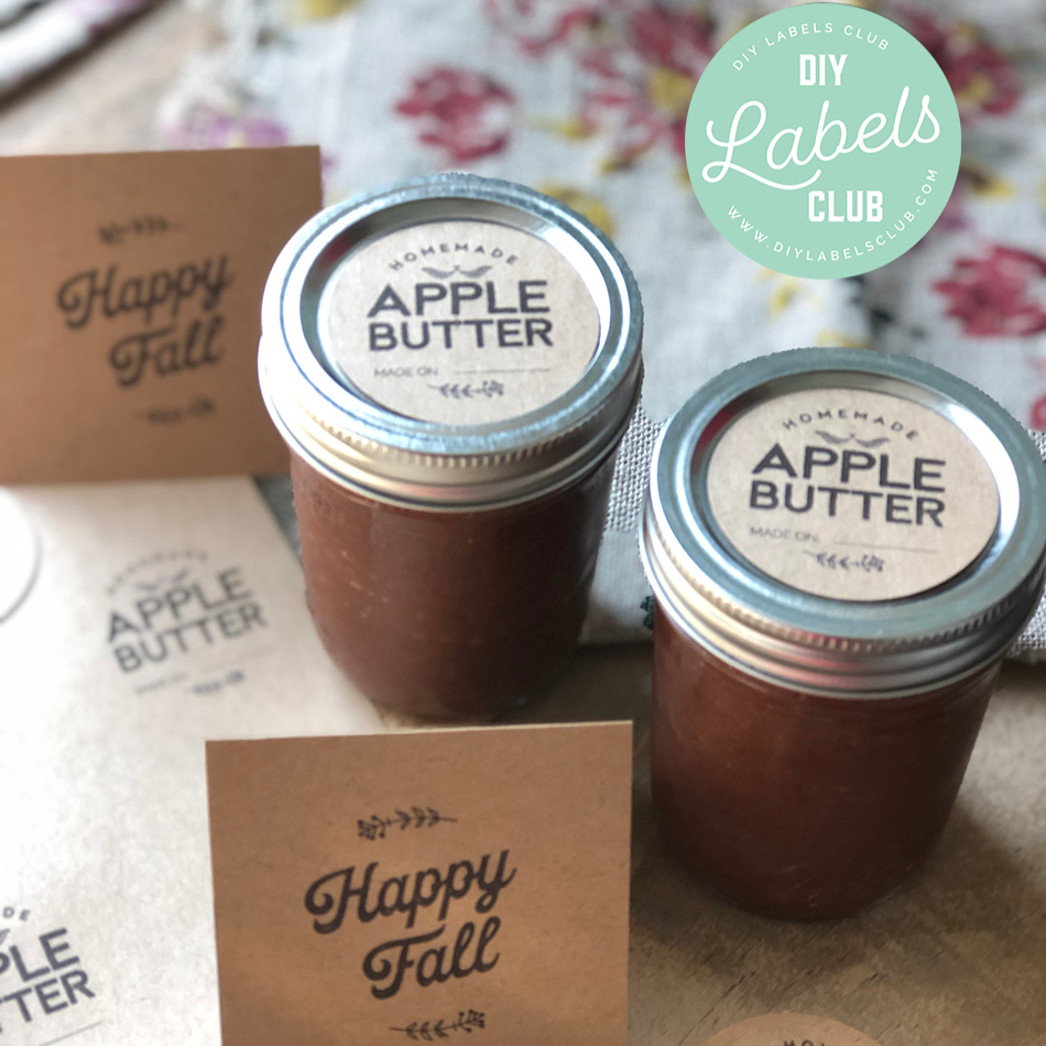 Fall Recipe: Crock-Pot Apple Butter with Printable Labels