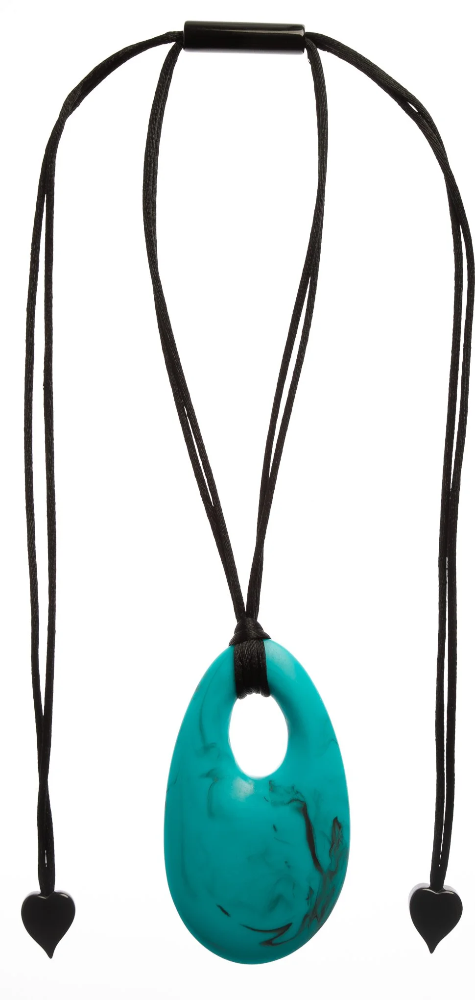 Organic Marbled Resin Pendant by Zsiska