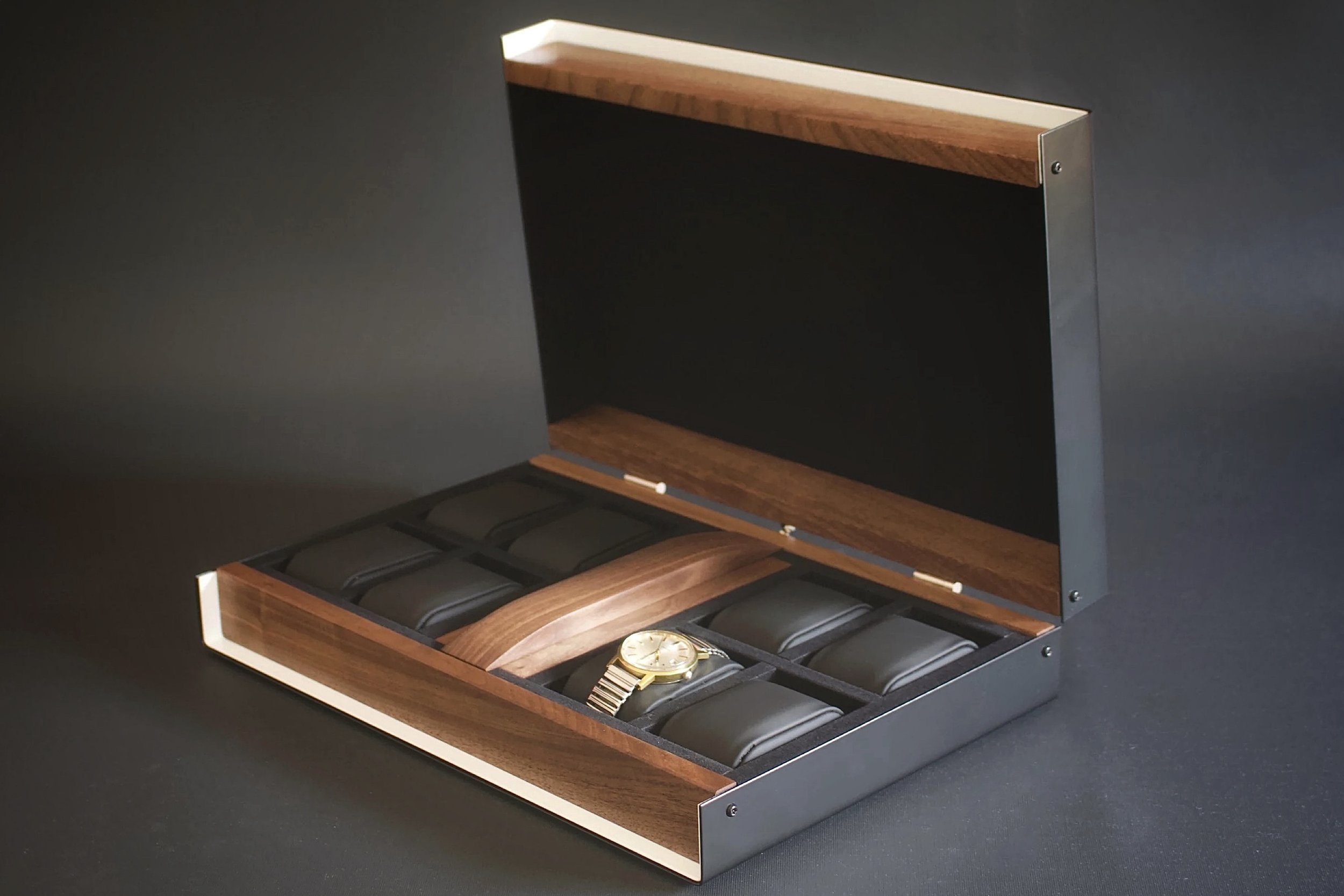 Roadster 10 Piece Watch Box w/ Drawer-sonthuy.vn