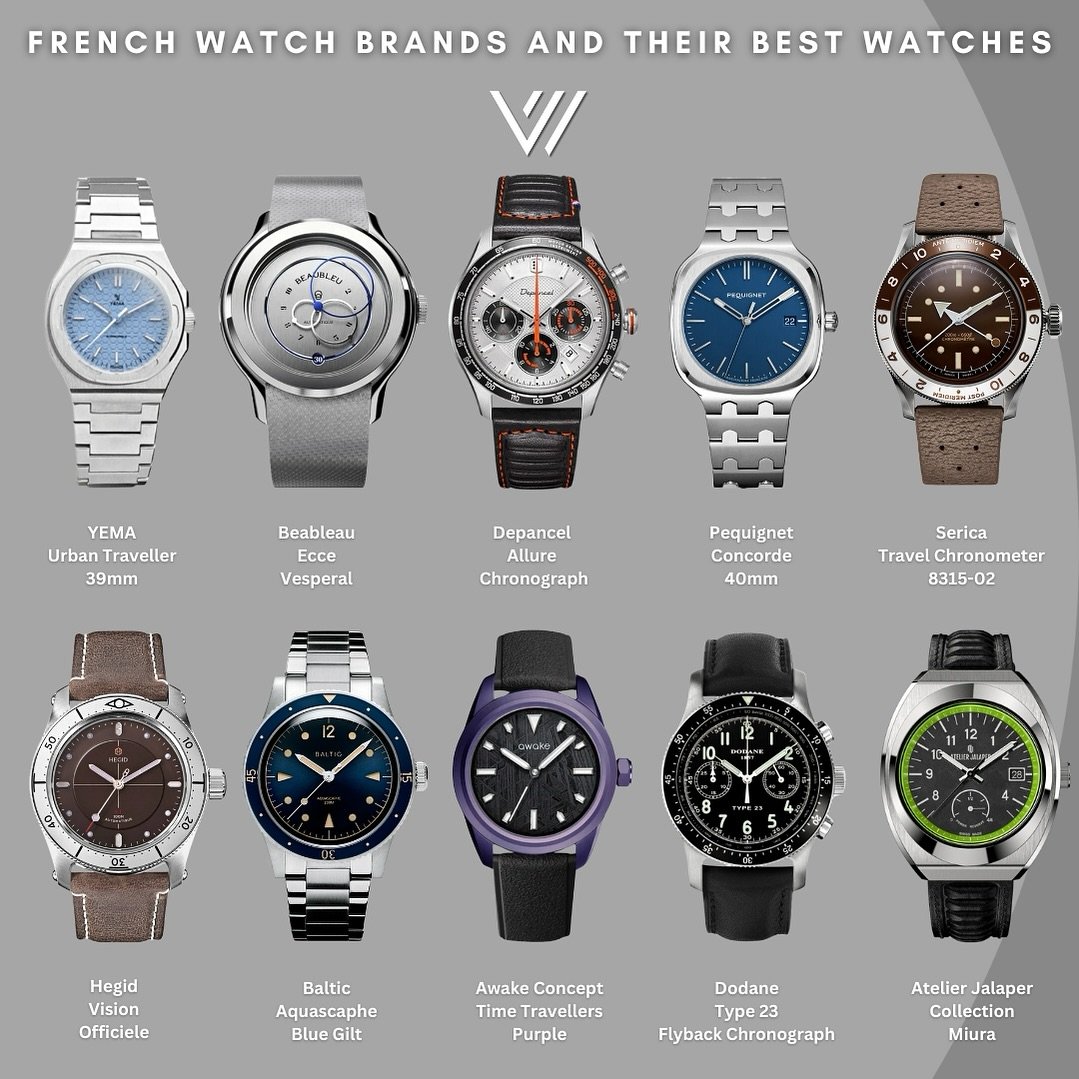 Our newest watch guide &ldquo;13 of Our Favorite French Watch Brands and Their Best Watches&rdquo; is now up on wristenthusiast.com Link is in the bio.

French Switzerland may be home to the&nbsp;vast majority of the watch industry. But France also h