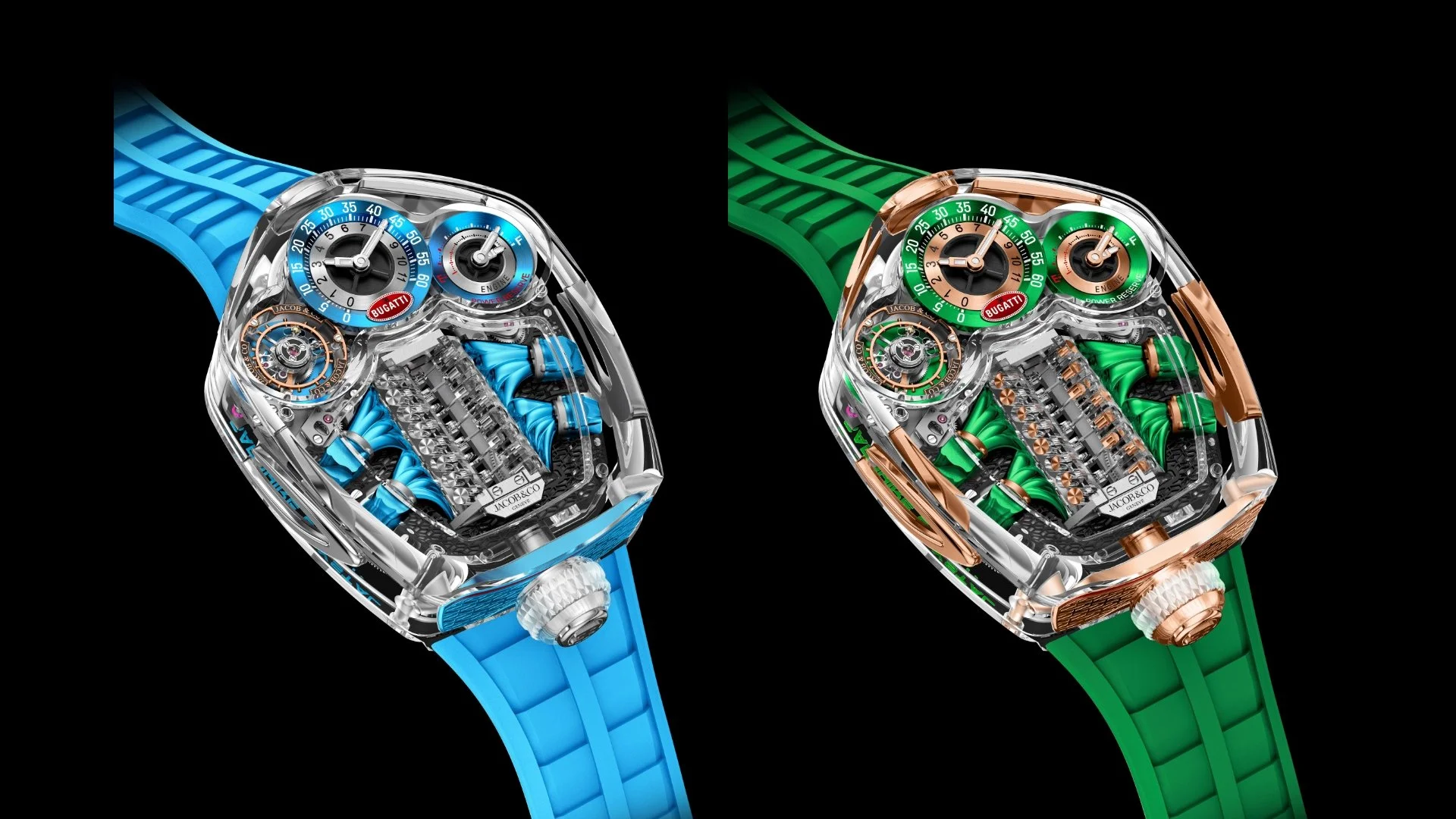 Introducing the Jacob &amp; Co. Bugatti Tourbillon Sapphire Crystal