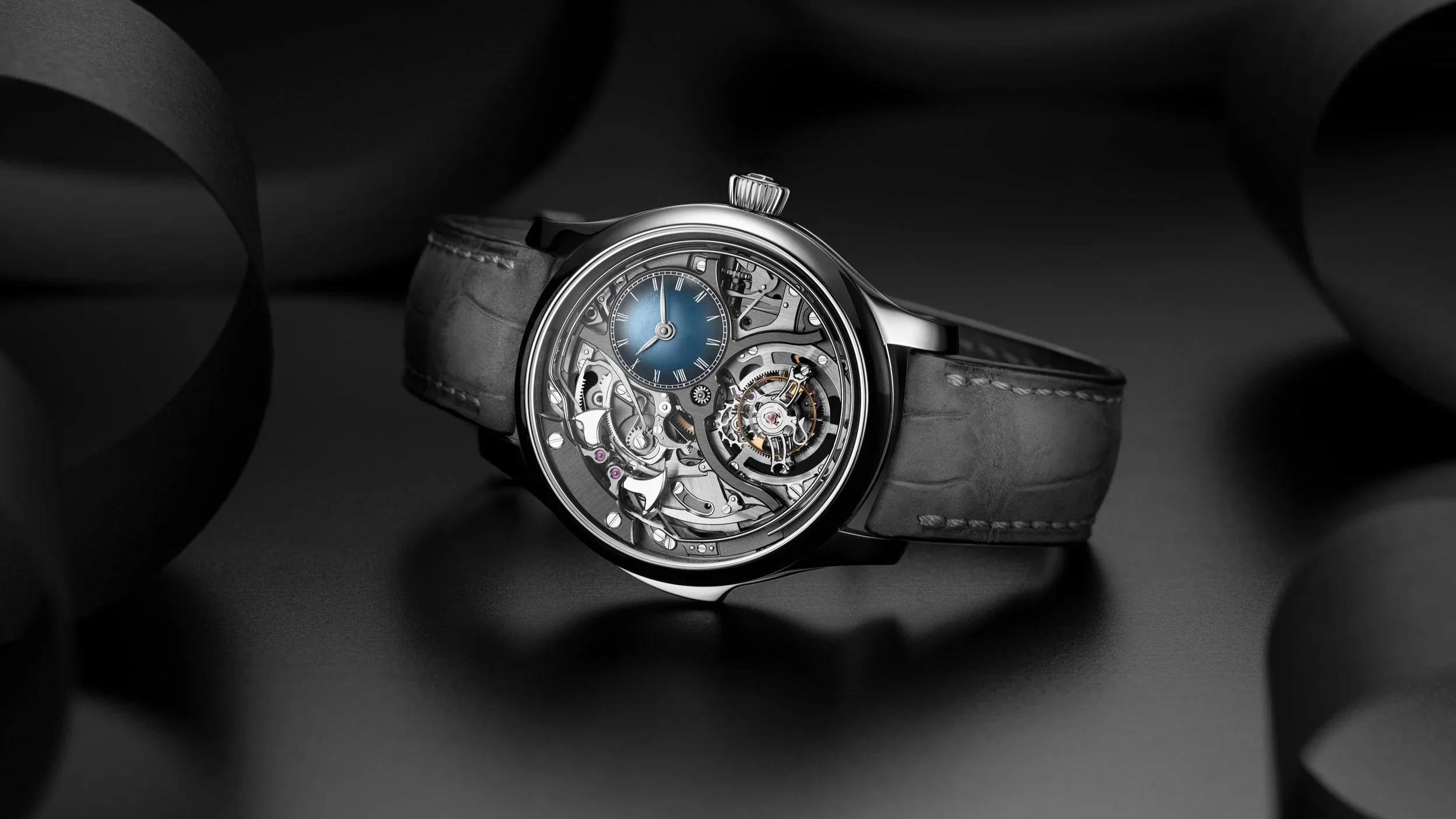 Introducing the H. Moser &amp; Cie. Endeavour Minute Repeater Cylindrical Tourbillon Skeleton