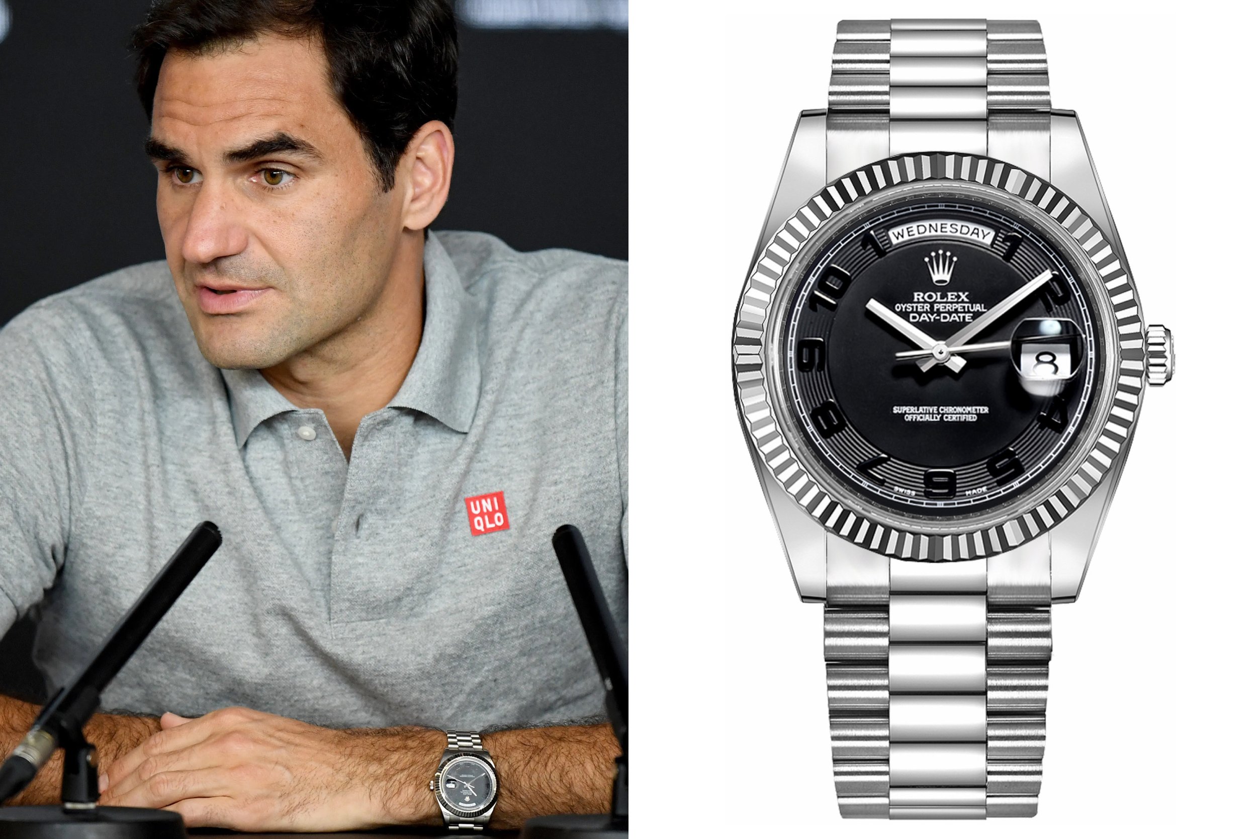 slogan Tegnsætning Manager Roger Federer's Watch Collection - Federer's Rolex Watches — Wrist  Enthusiast