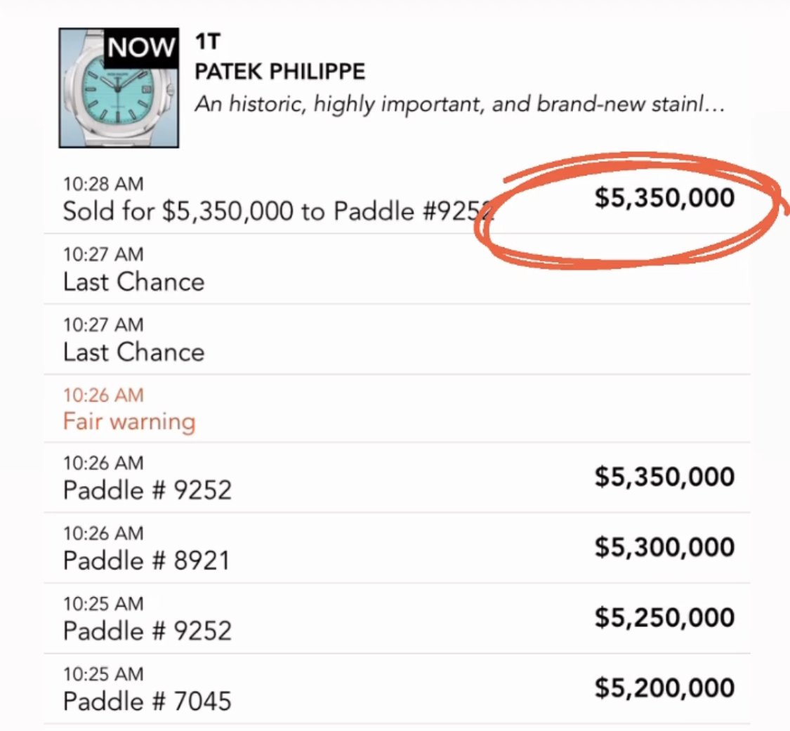 patek philippe tiffany price