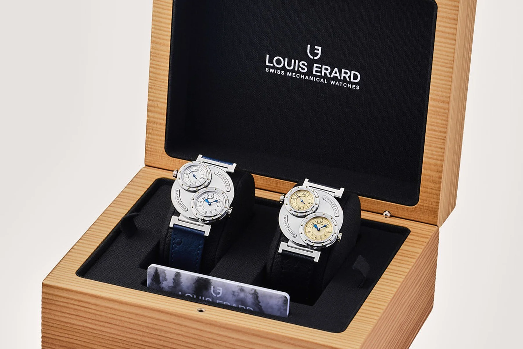 Louis Erard x Vianney Halter Futur Anterieur Duo Set in its wood box