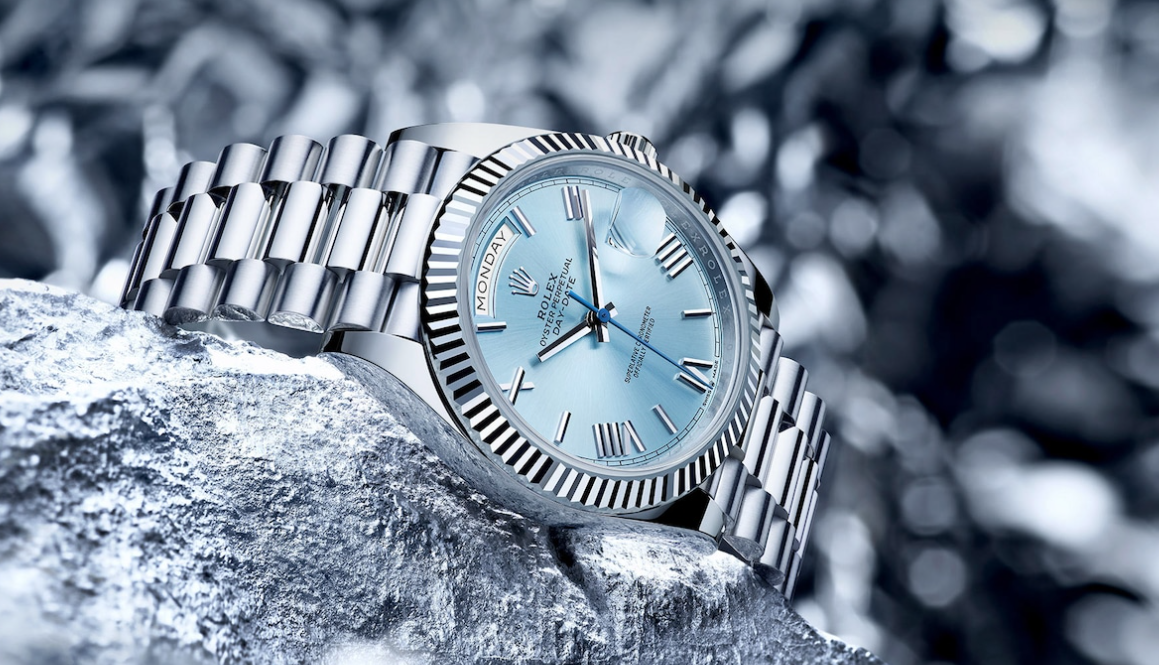 ice blue dial