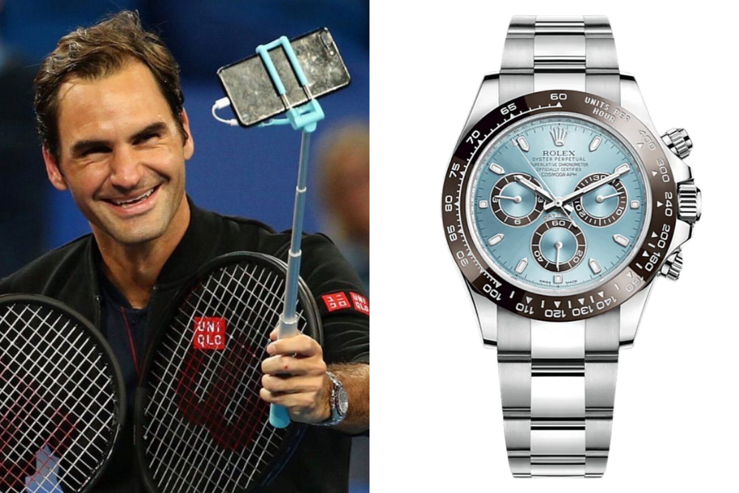 slogan Tegnsætning Manager Roger Federer's Watch Collection - Federer's Rolex Watches — Wrist  Enthusiast