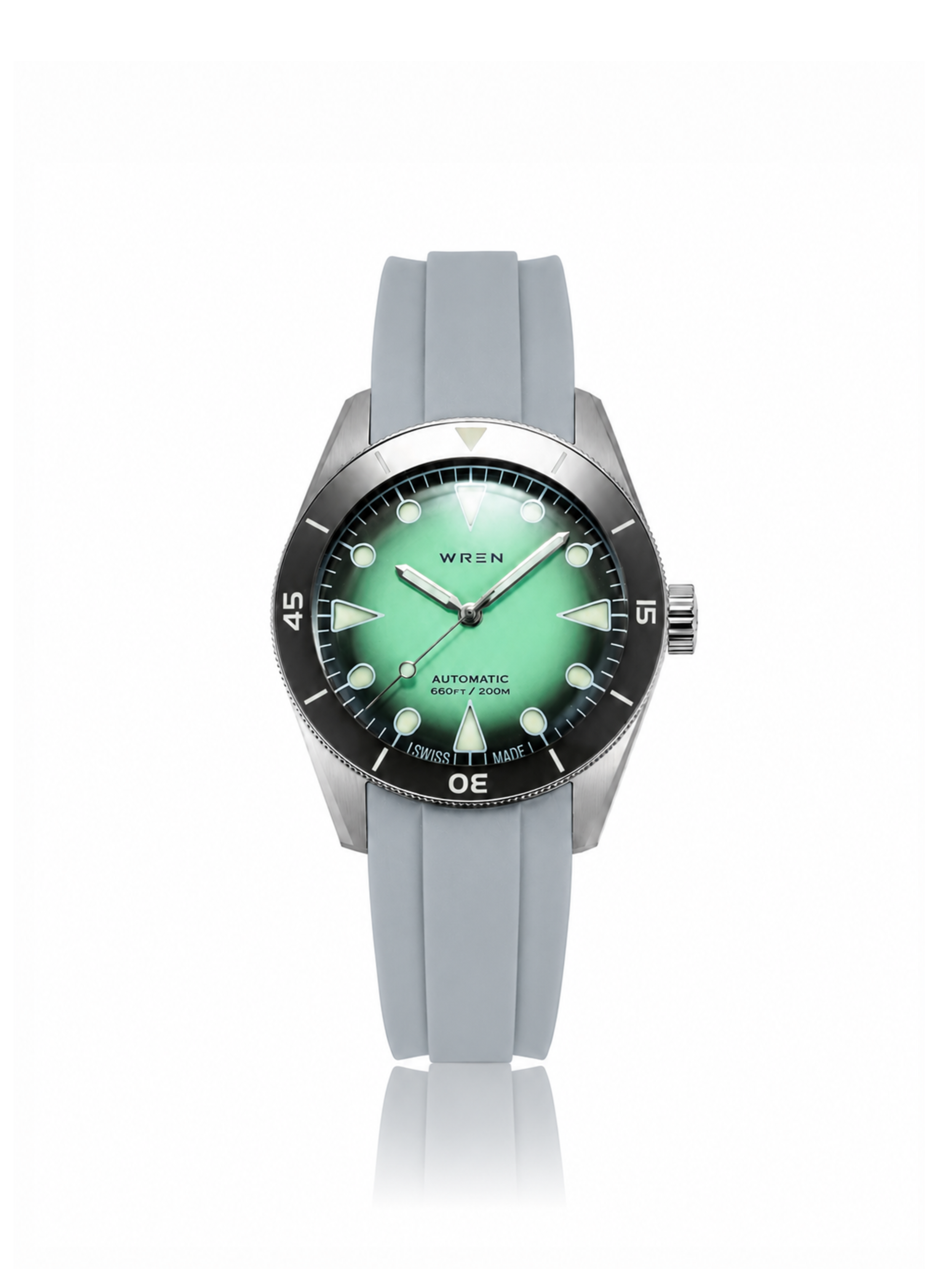 Wren Diver 38 Seafoam Grey Rubber strap.png