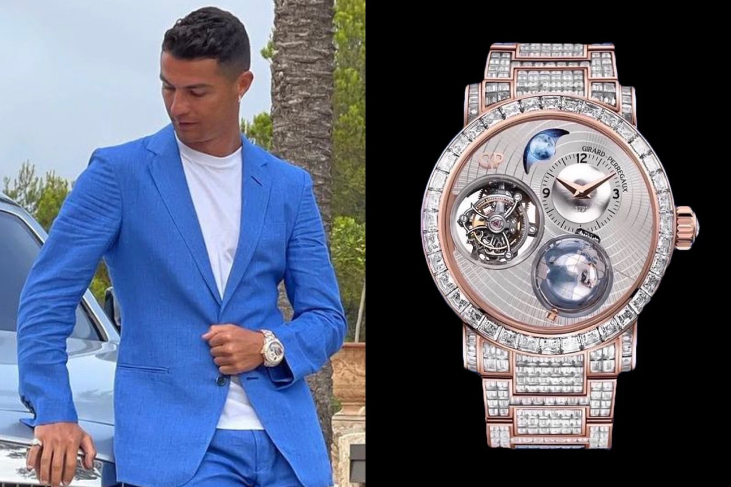 Dripping in diamonds: Cristiano Ronaldo reveals CR7 watch range