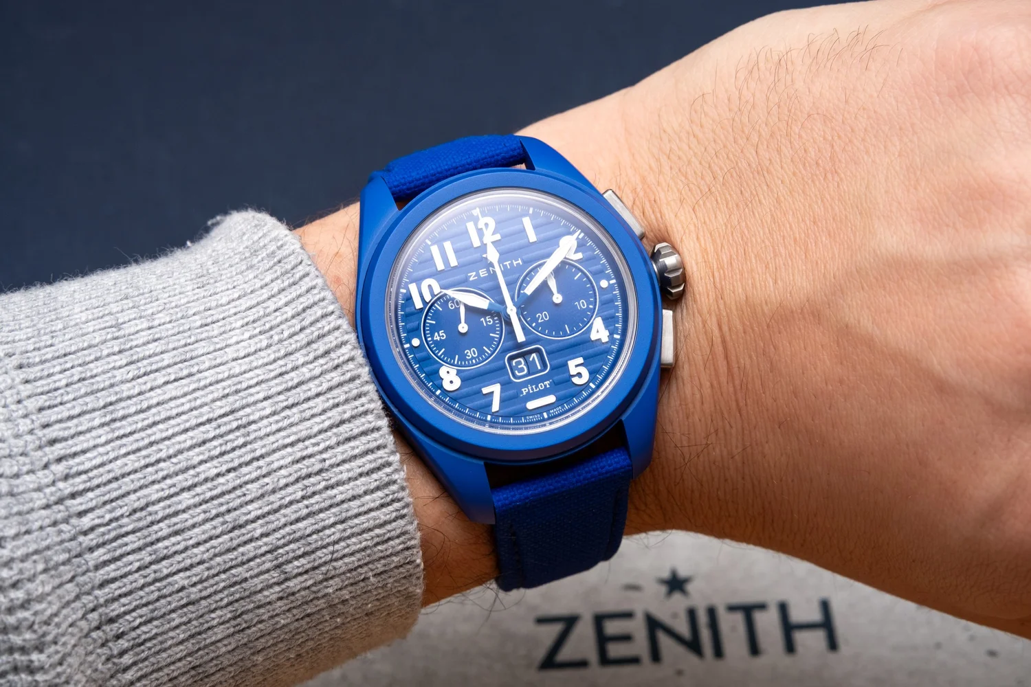 Hands-On with Zenith’s Trio of Blue Ceramic Chronographs for their ...
