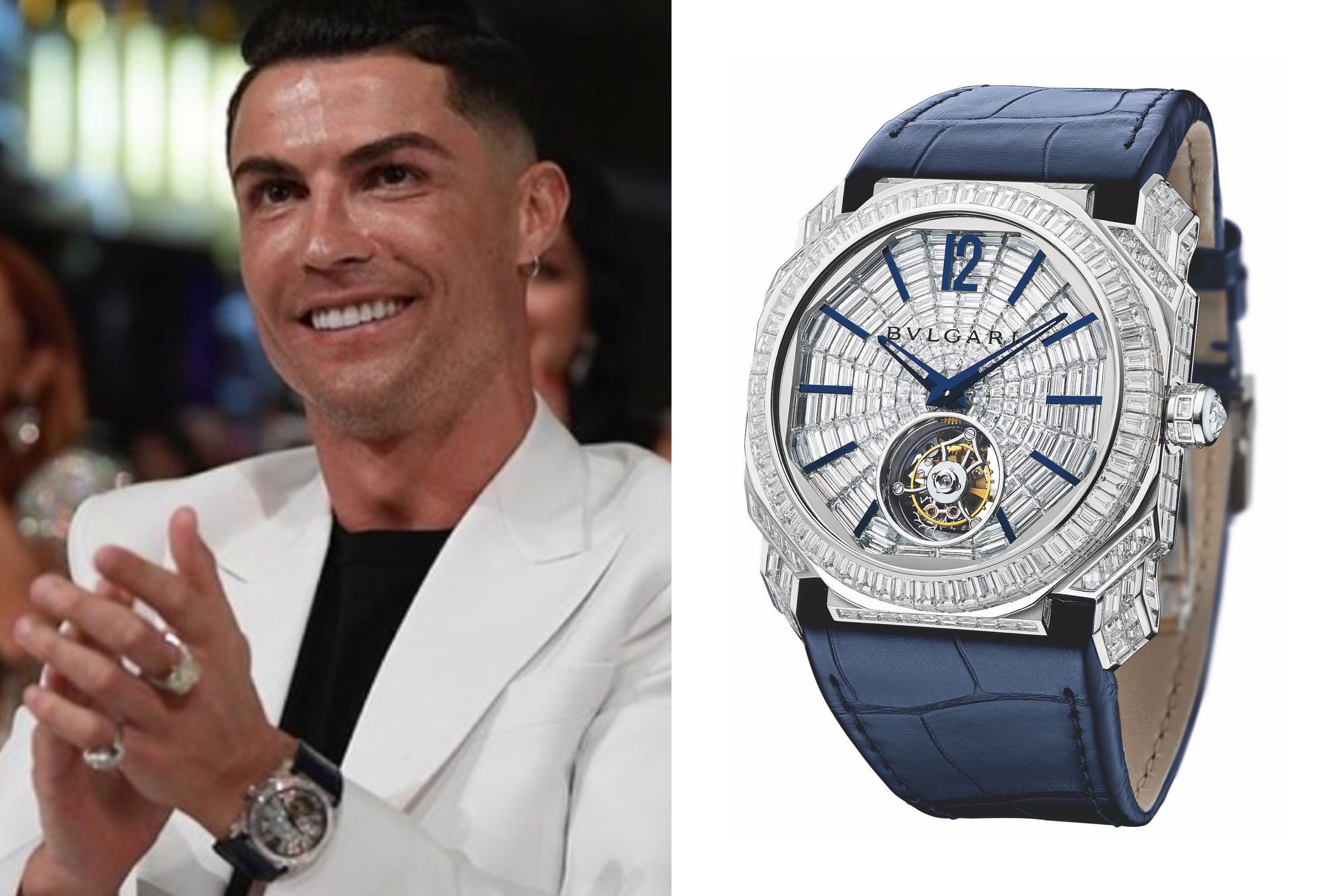 Dripping in diamonds: Cristiano Ronaldo reveals CR7 watch range