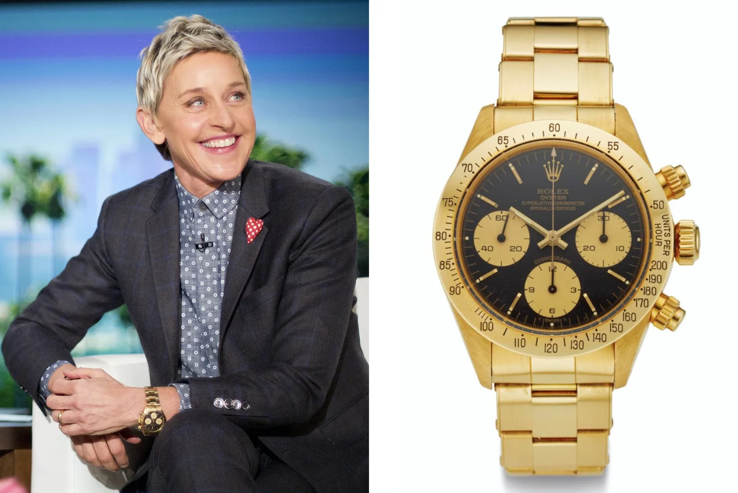 Ellen DeGeneres’ Watch Collection - From Rolex to Patek Philippe